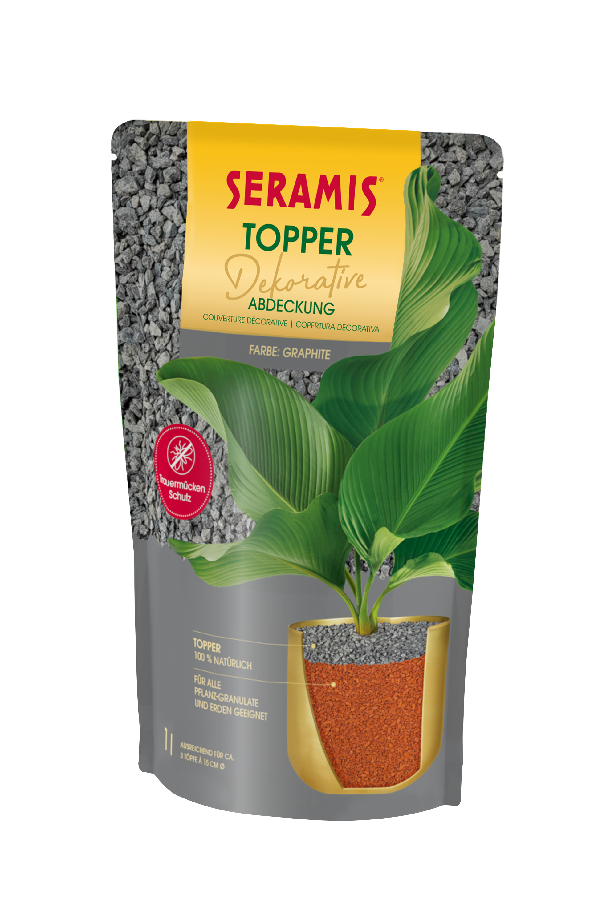 Seramis Topper, Graphite, 1 L