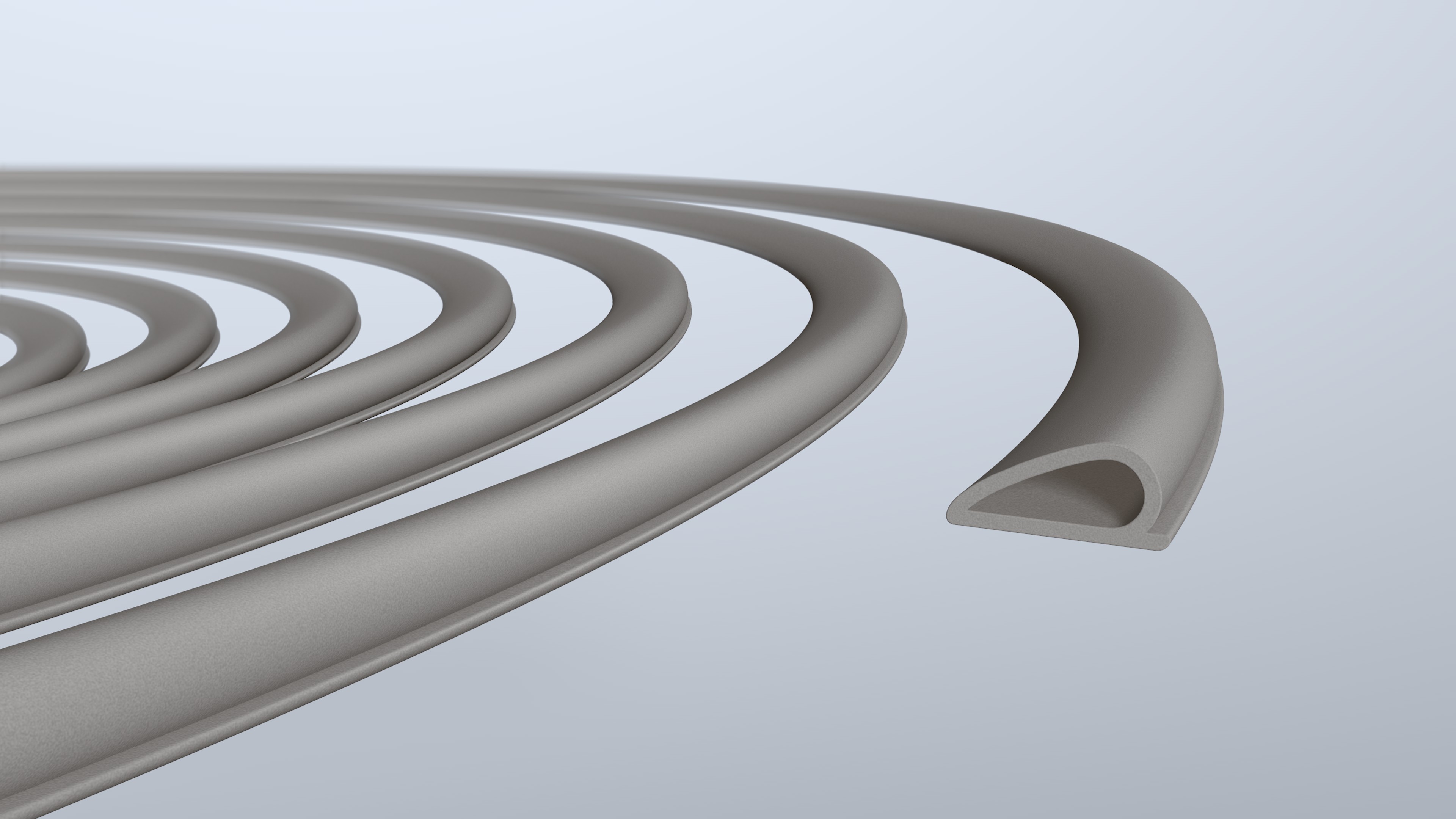 Roro Selbstklebedichtung, grau