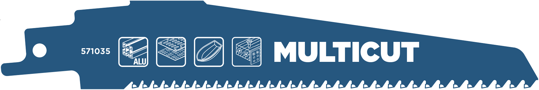 kwb Multicut HM-Säbelsägeblätter für den universellen Ein-Set, grob-fein, 152 mm kwb Multicut HM-Säbelsägeblätter für den universellen Ein-Set, grob-fein, 152 mm