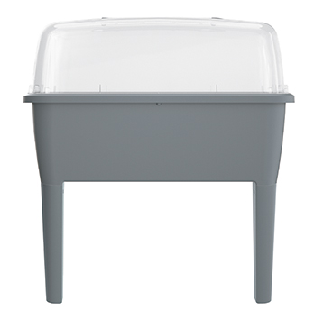 Prosperplast Gewächshaus Respana Planter Set, steingrau Prosperplast Gewächshaus Respana Planter Set, steingrau