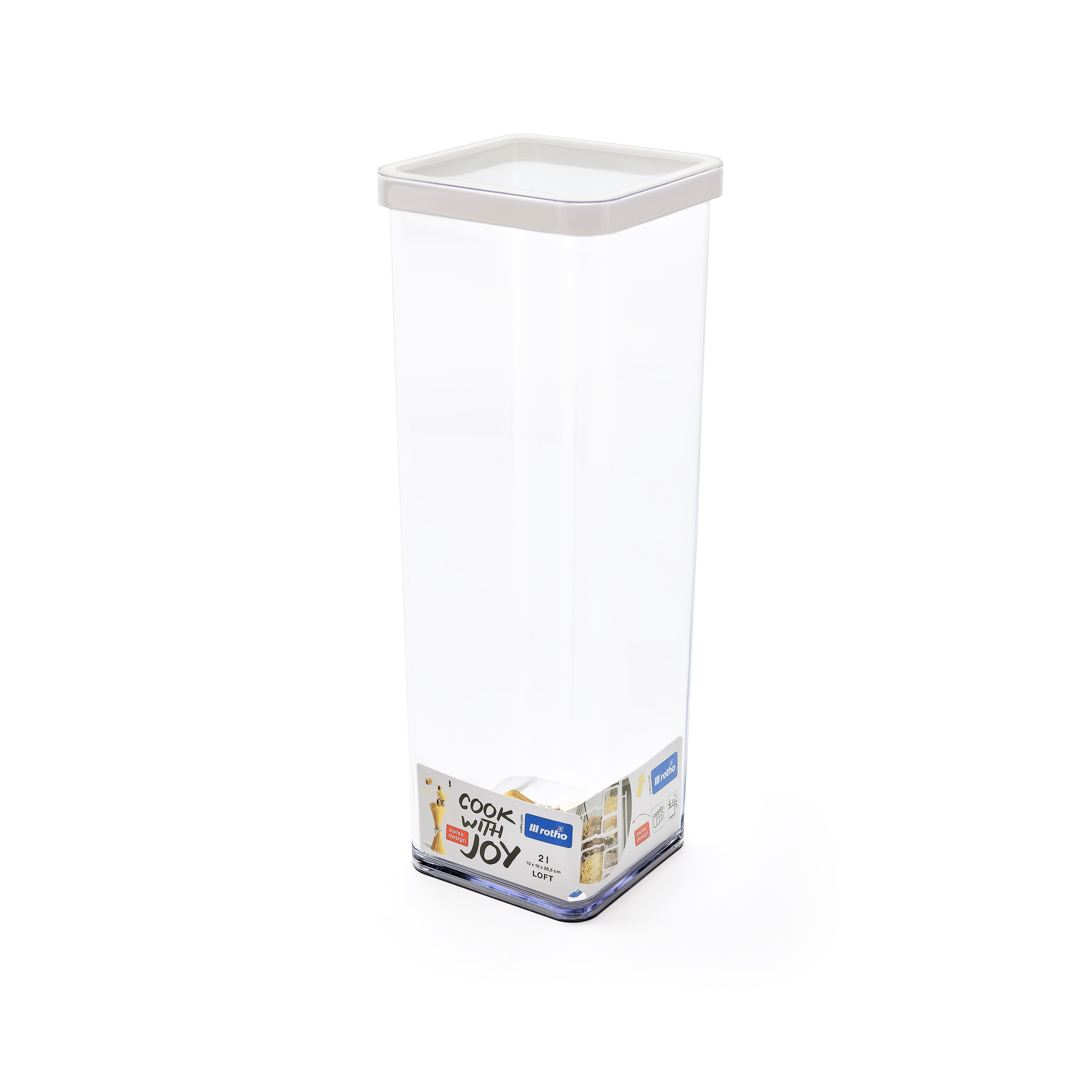 Rotho Premium Dose LOFT quadratisch, 2 L