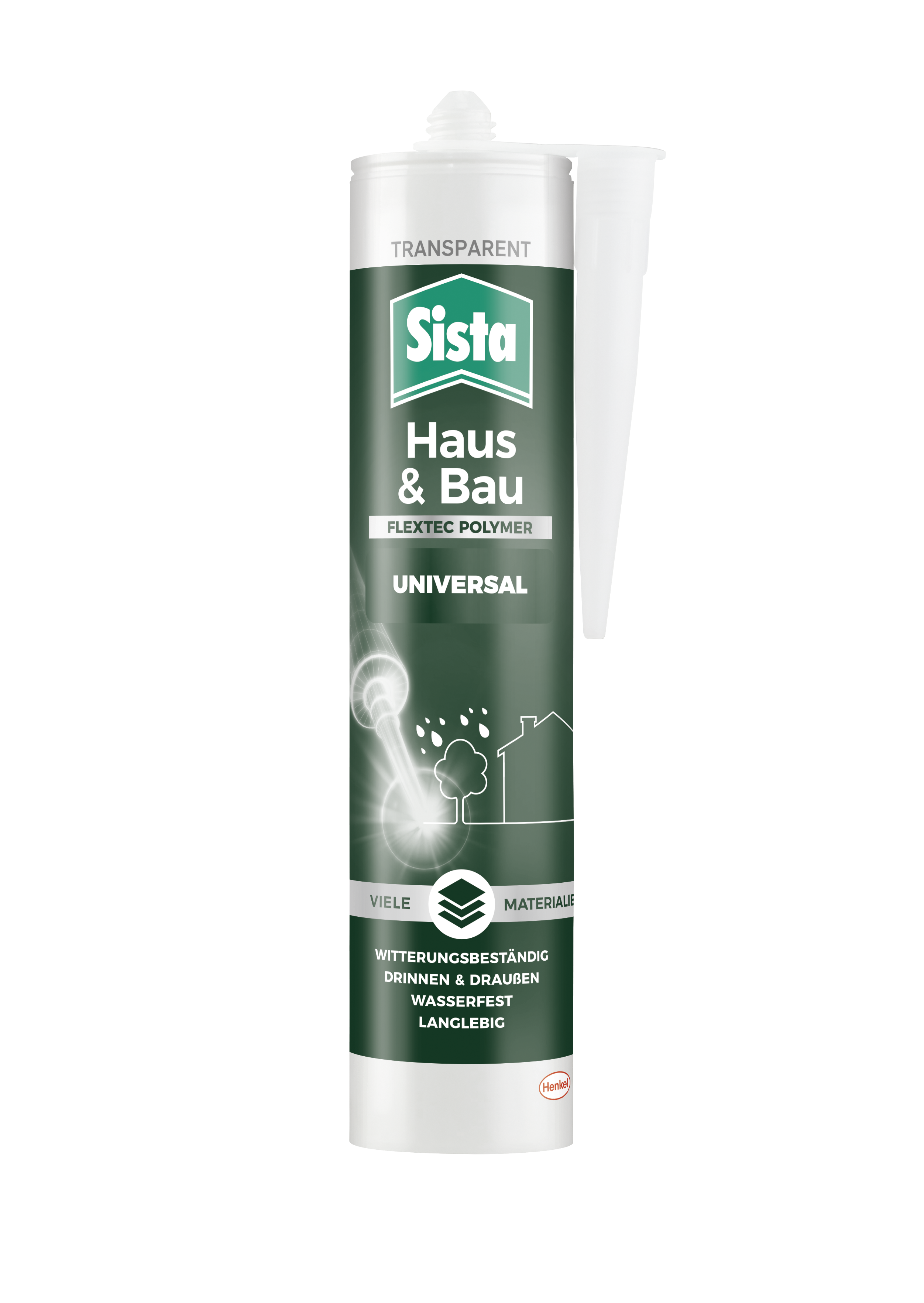 Sista Rund ums Haus Universal Silikon, transparent, 300 ml