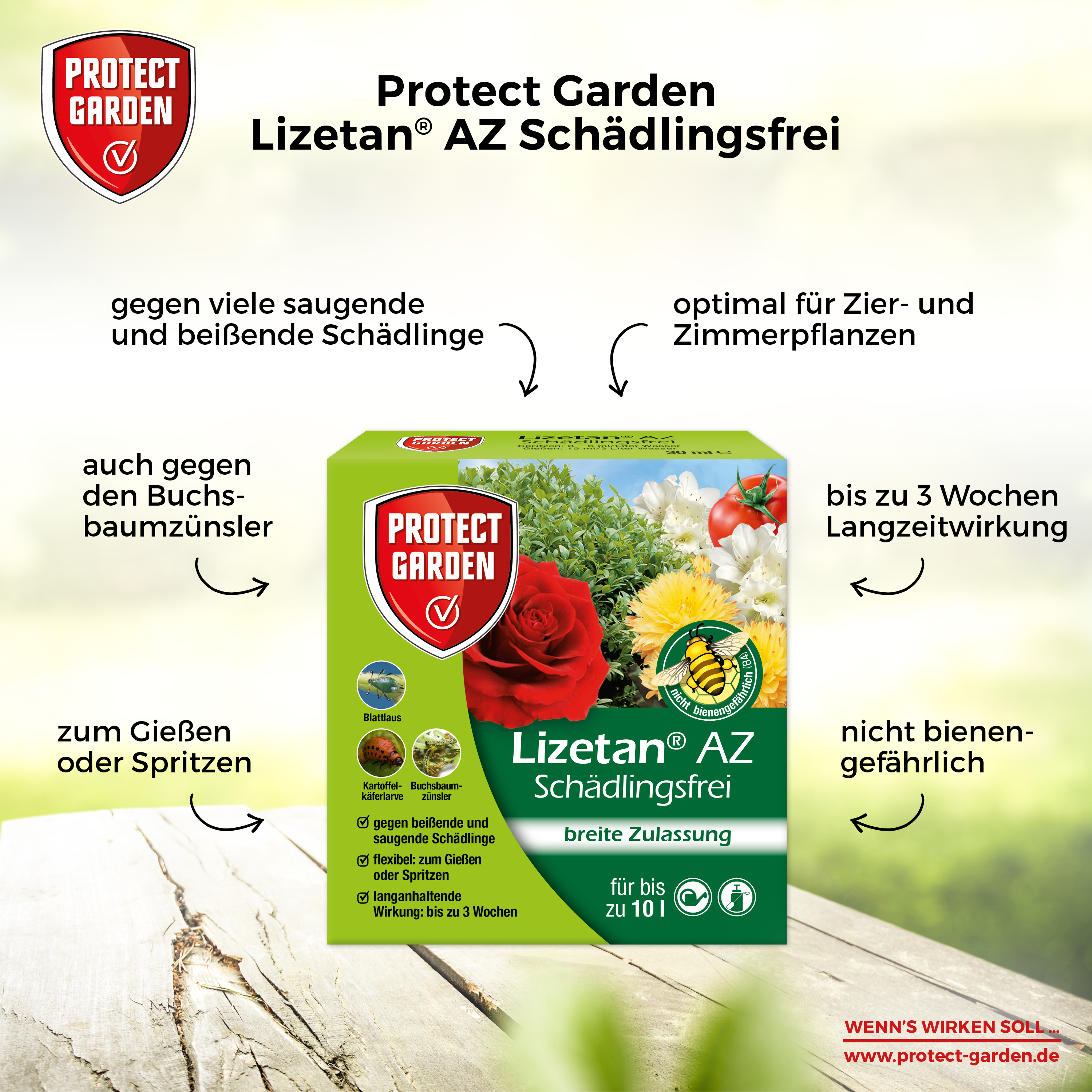 329324-1 Protect Garden Lizetan AZ Schädlingsfrei, 30 ml