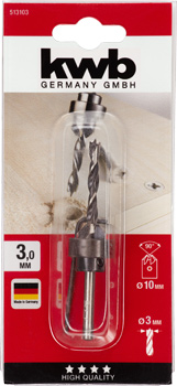 513103-300 Kwb Holzspiralbohrer-Set, 3 mm