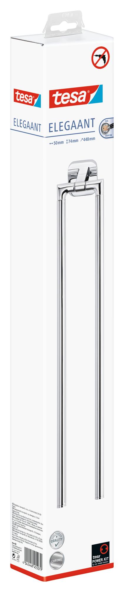 tesa_ELEGAANT_404320000000_LI490_left_pa tesa Elegaant Handtuchhalter, zweiarmig