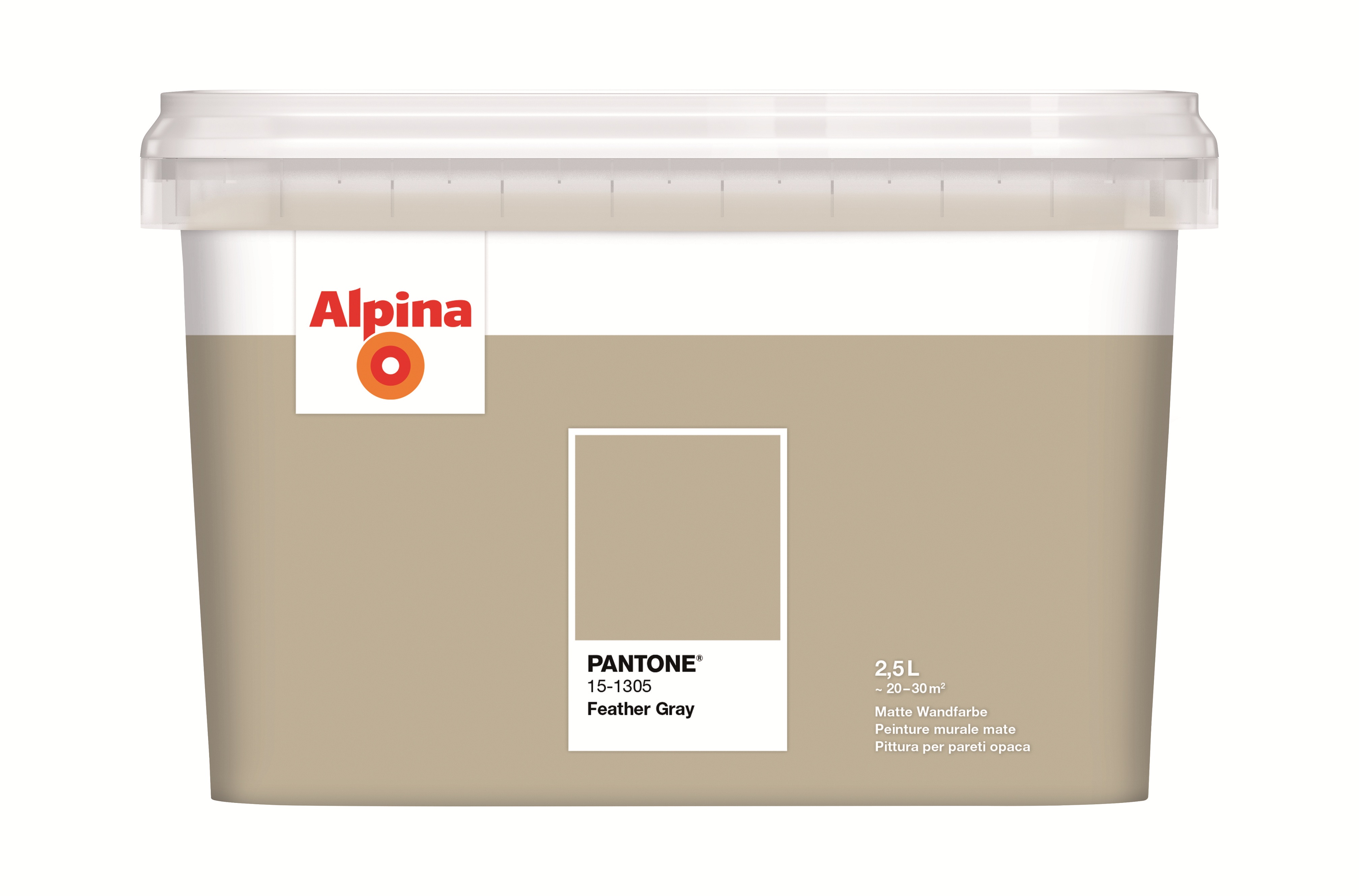 Alpina PANTONE® Feather Gray, 2,5 Liter