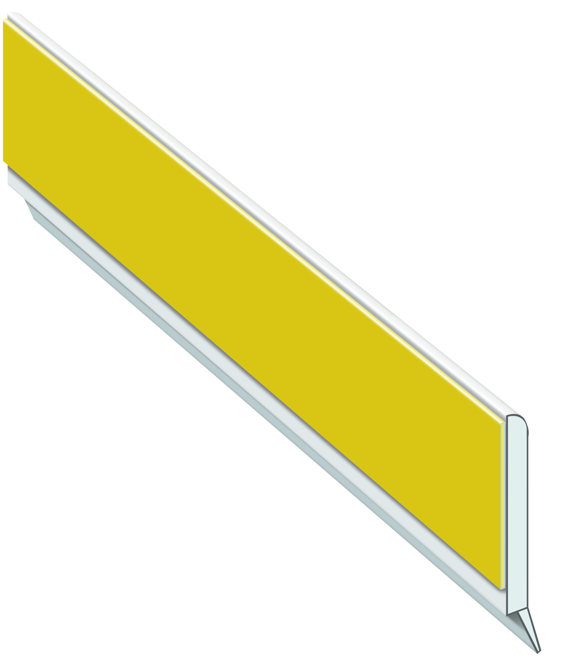 Roro PVC Flachleiste mit Lippe, 40 mm