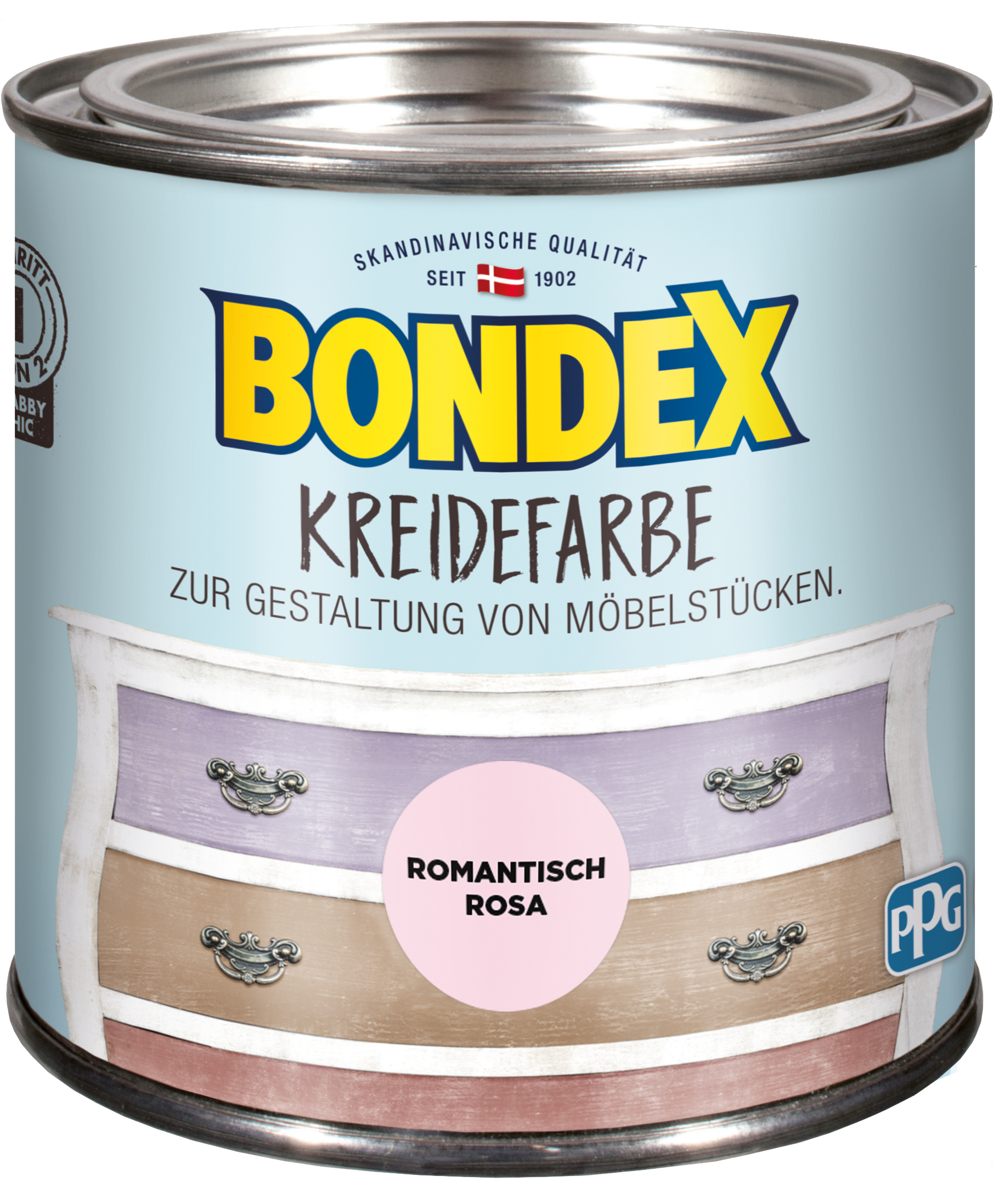 5010426802497LpCI7TZr5zSxr Bondex Kreidefarbe Romantisch Rosa, 0,5L