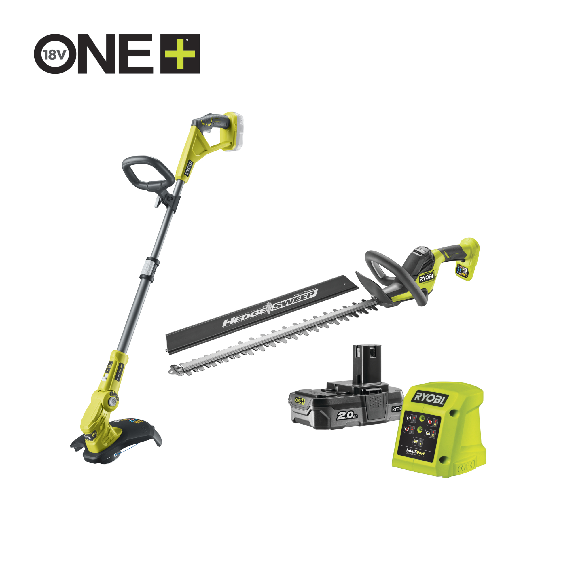 Ryobi 18 V ONE+™ Kombo-Kit RY18LT18HTA-120