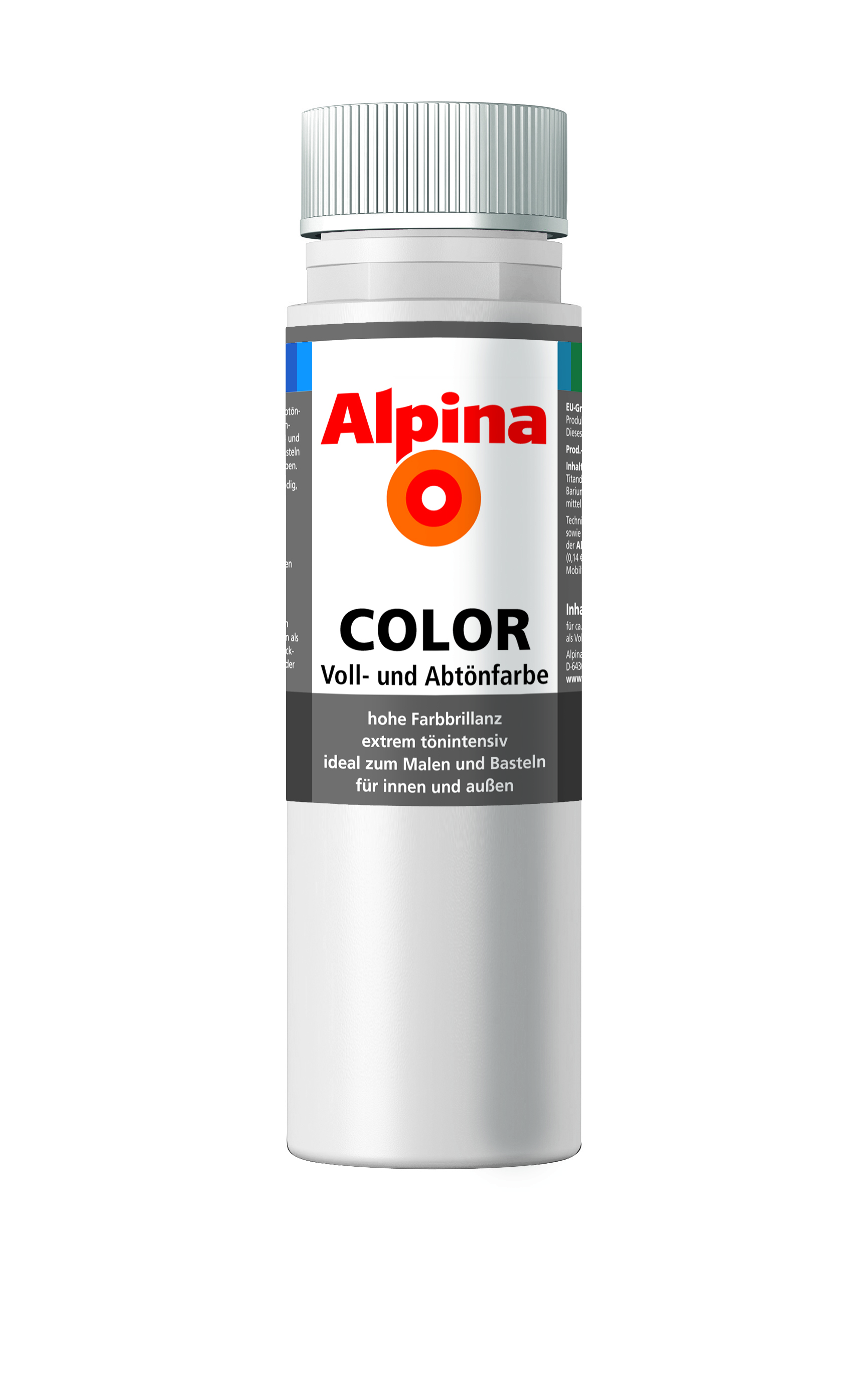 4001244707348_Alpina_Color_250ml_SnowWhite Alpina Color Voll- und Abtönfarbe Snow White, 250ml