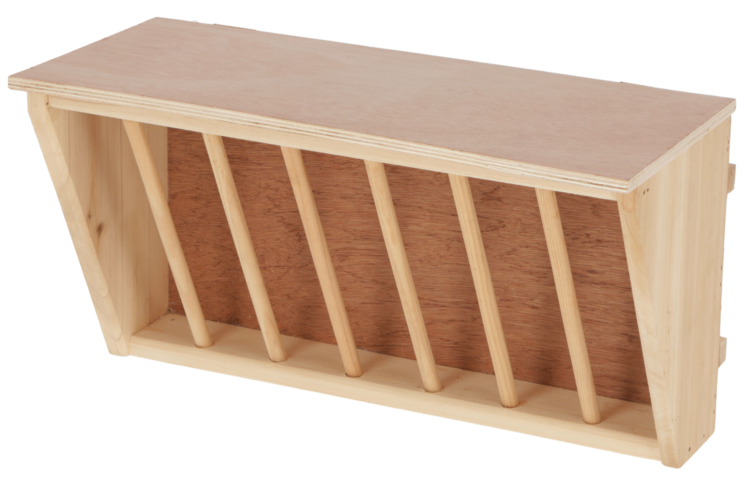 Kerbl Heuraufe mit Sitzbrett, 37 x 17 x 20 cm