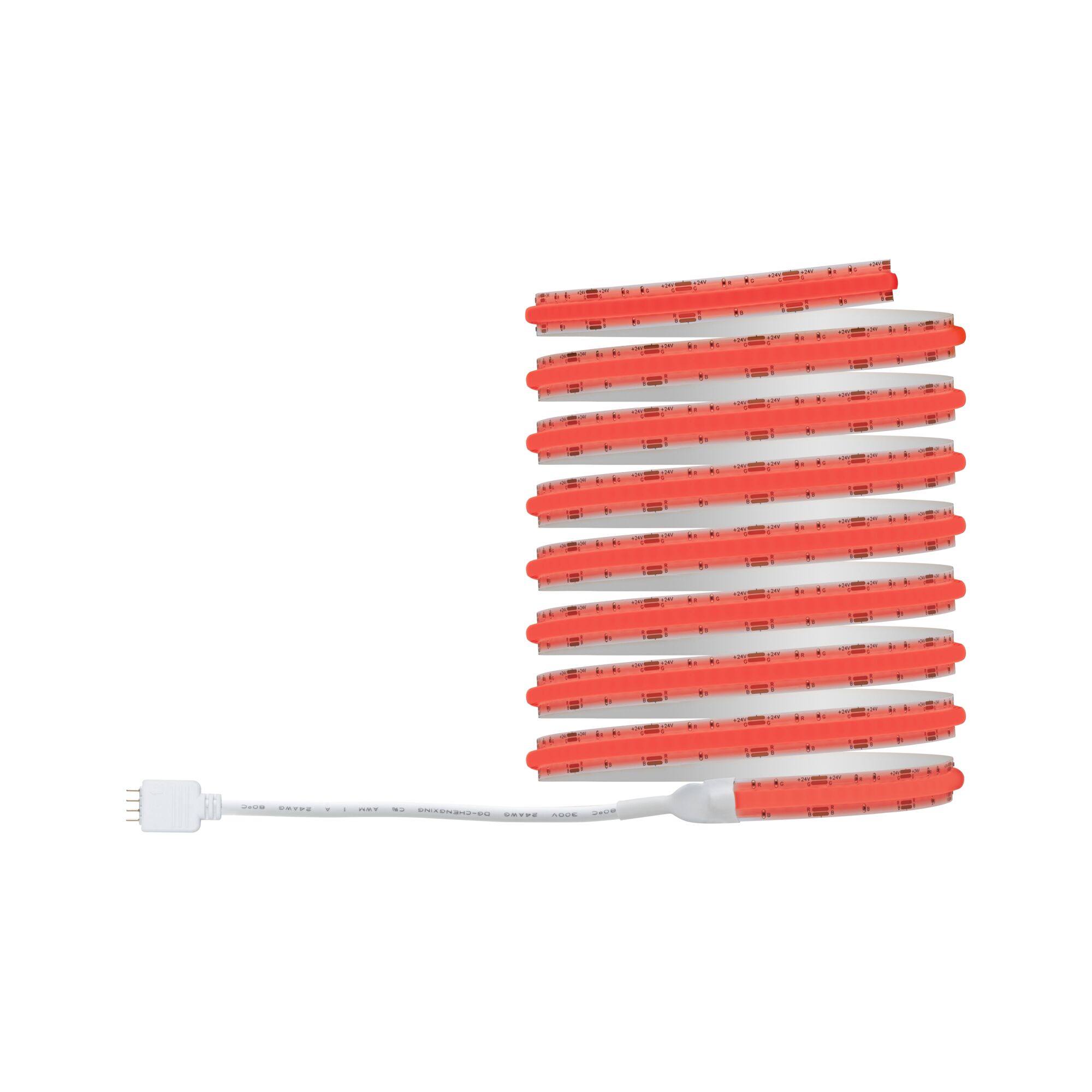 Paulmann SimpLed COB Strip Set, 3 m, RGB, 22W, 230/24V, weiß Metall Paulmann SimpLed COB Strip Set, 3 m, RGB, 22W, 230/24V, weiß Metall