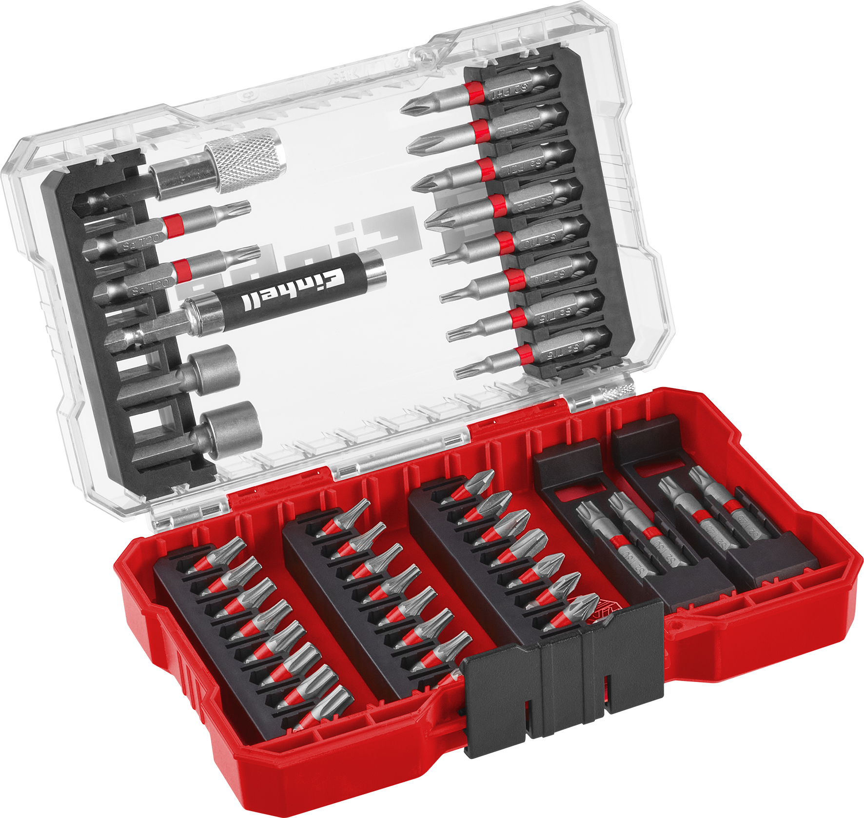 Einhell Bit- und Magnetbithalter-Set, M-CASE, 42-tlg.