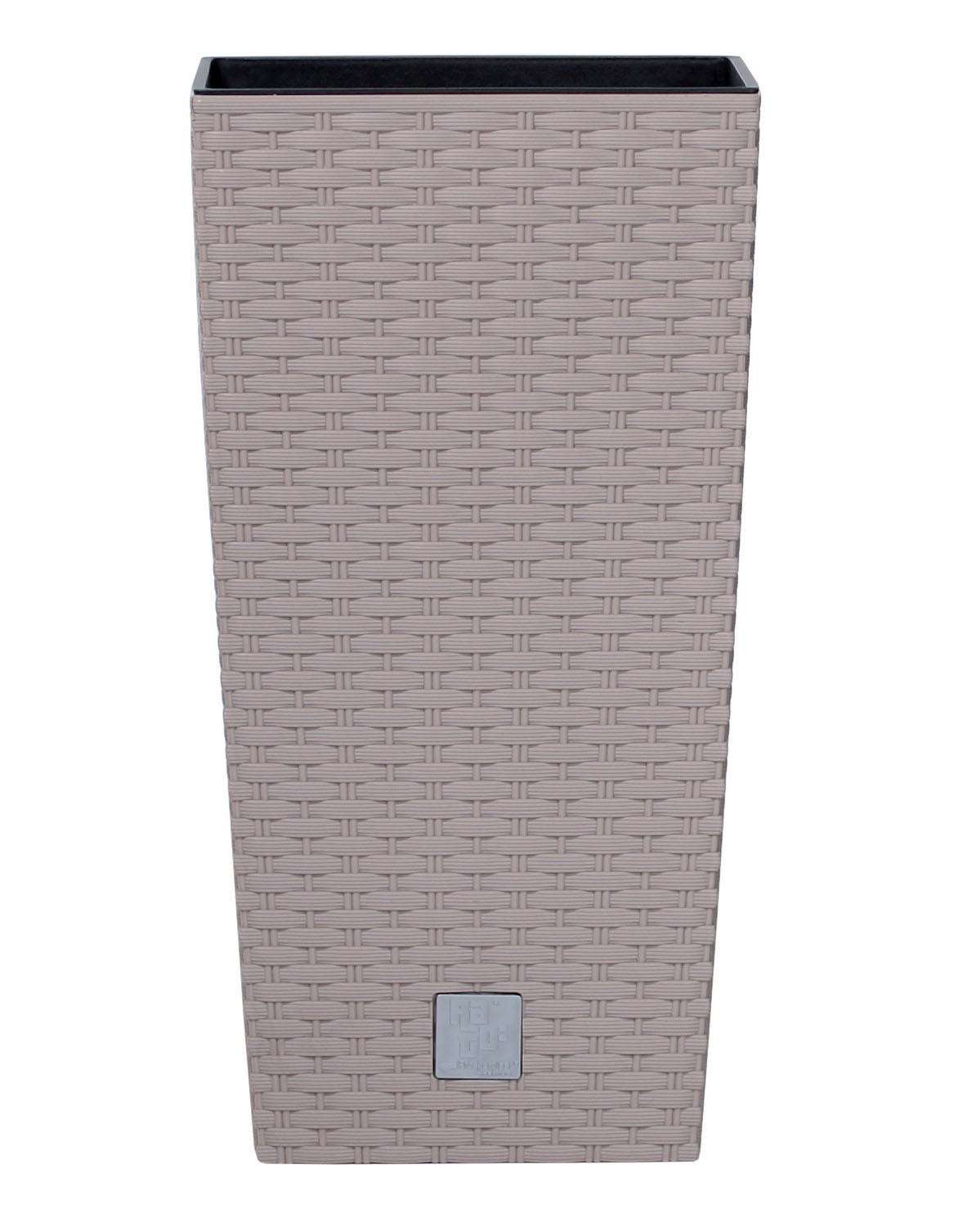 536169 DEKOTOPF RATO SQUARE 265X265X500MM MOKKA