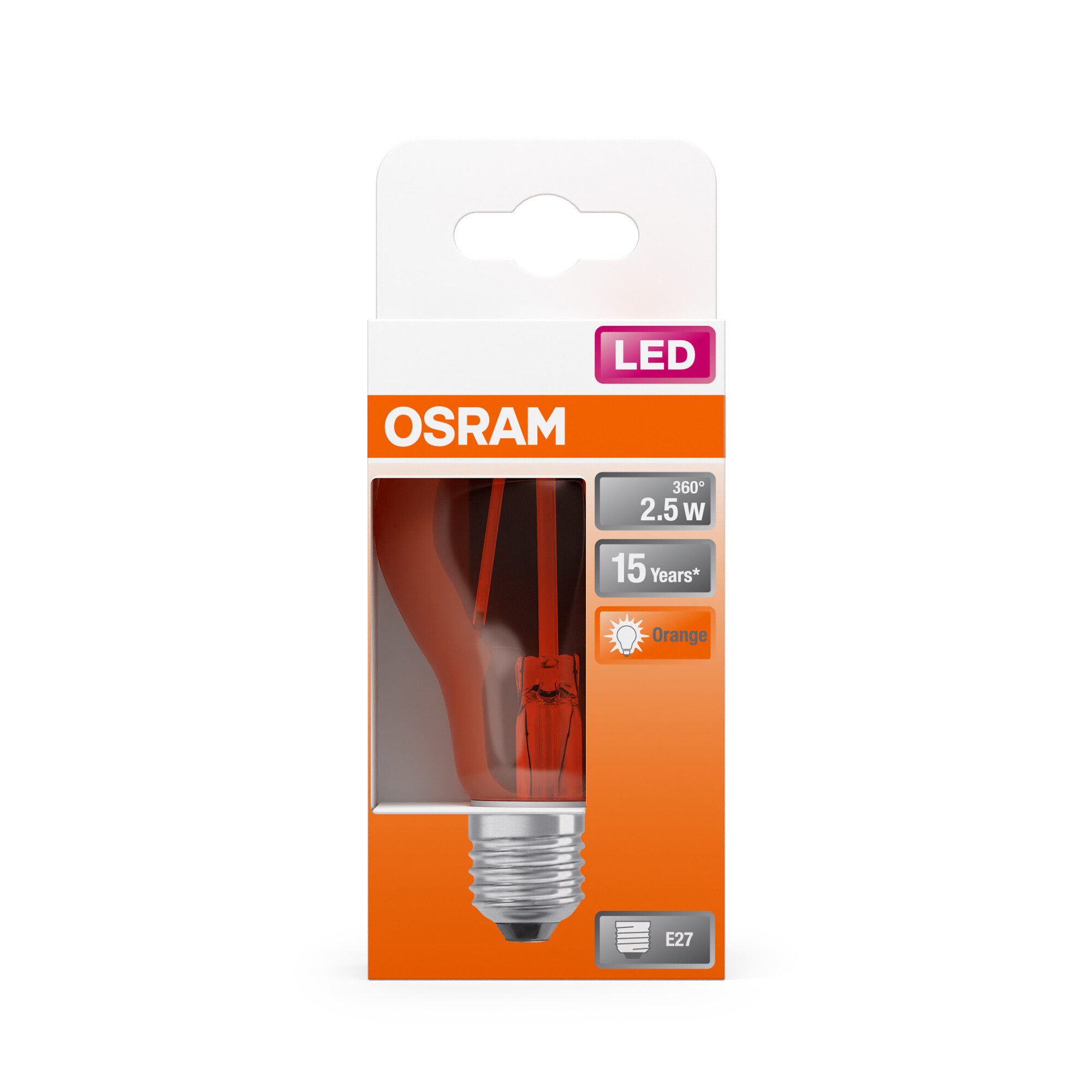 Osram LED Star Classic A 15 Decor, 2.5W, orange Osram LED Star Classic A 15 Decor, 2.5W, orange