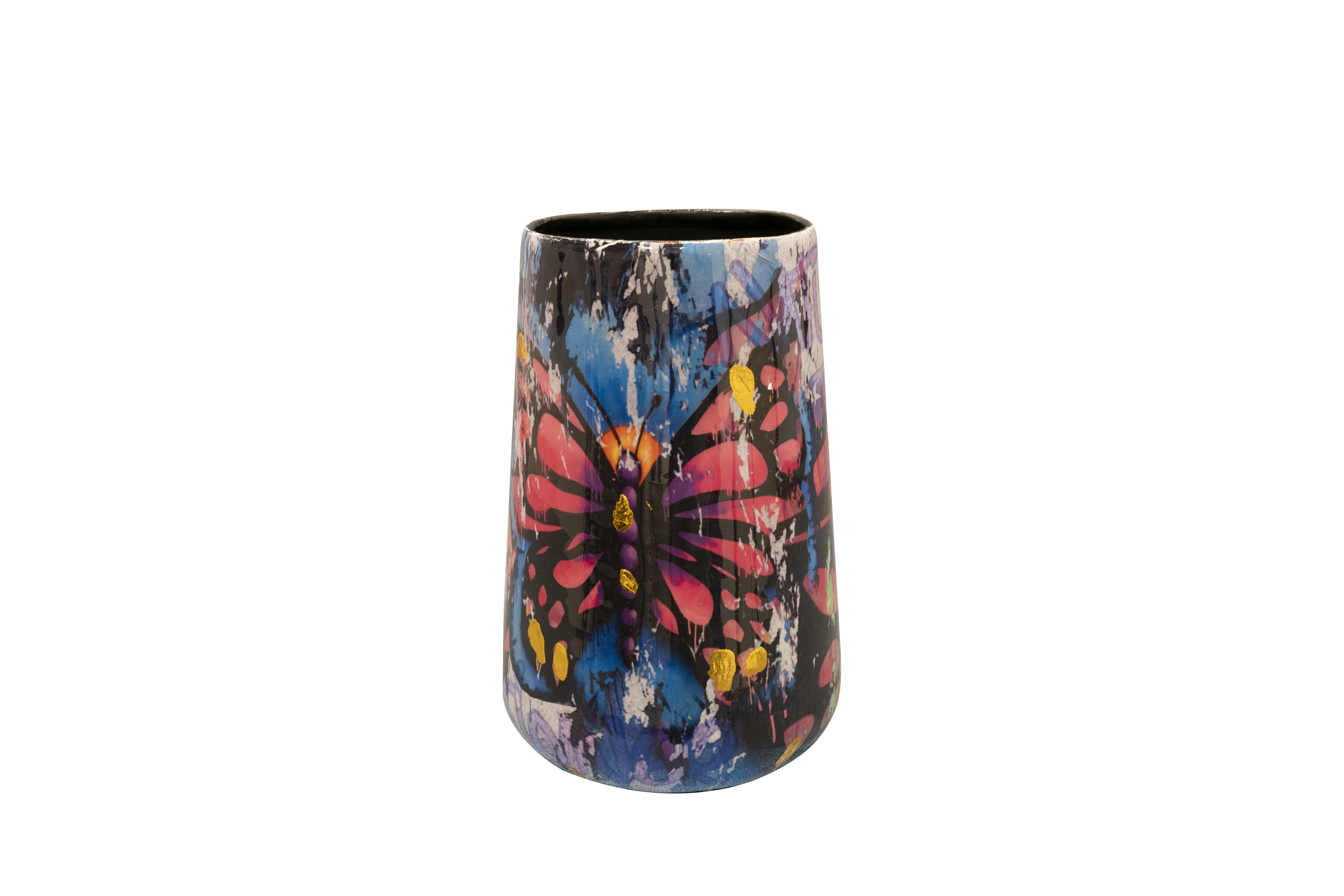 TS Vase Streetart lovepaint, Ø13 H20