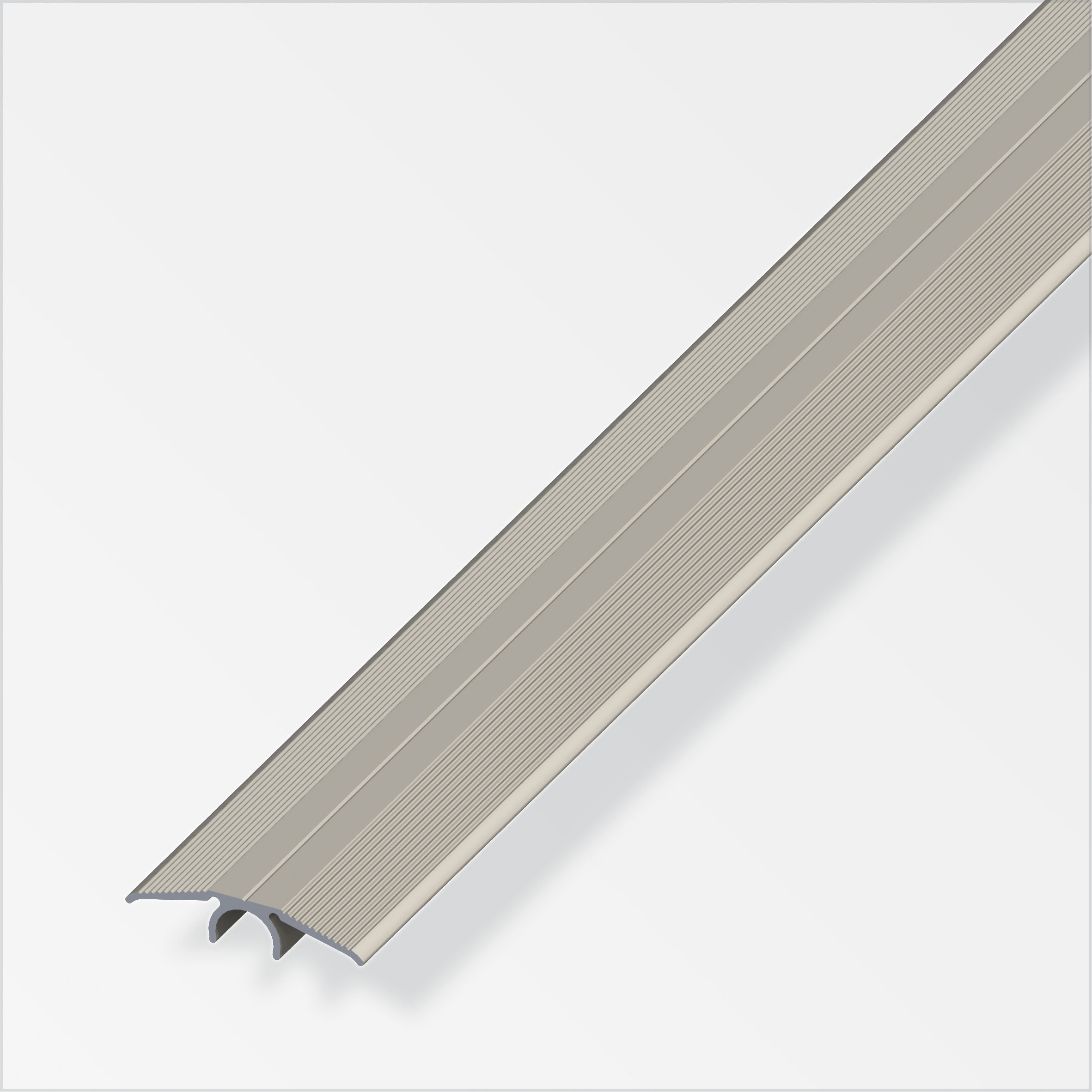 240339_U-bergangs-Profil Alfer clipstech Übergangs-Profil, 33 mm, titan