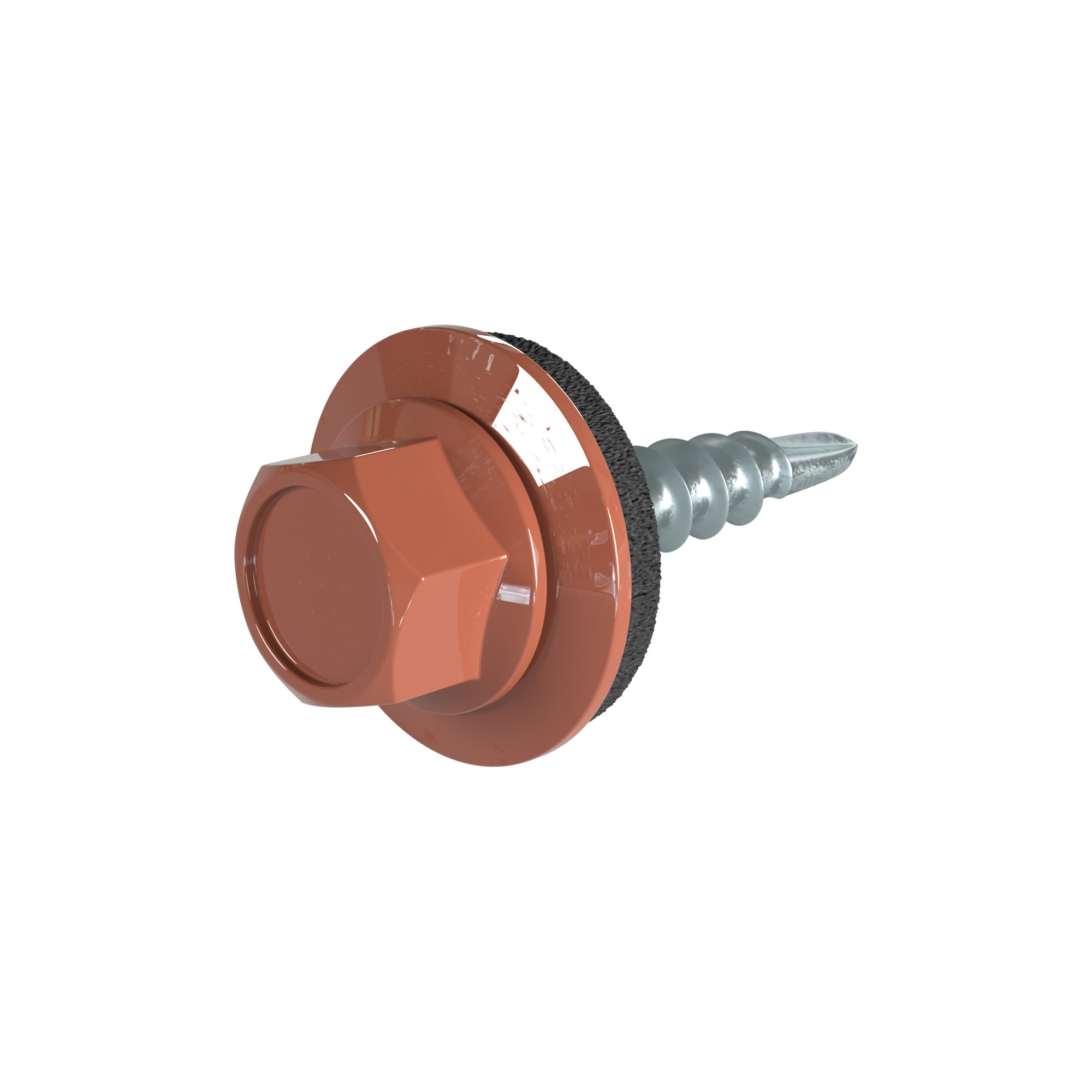 SKÜ-Schrauben, 4,8 x 20 mm, Farbe RAL 8004, ziegelrot, 100 Stück