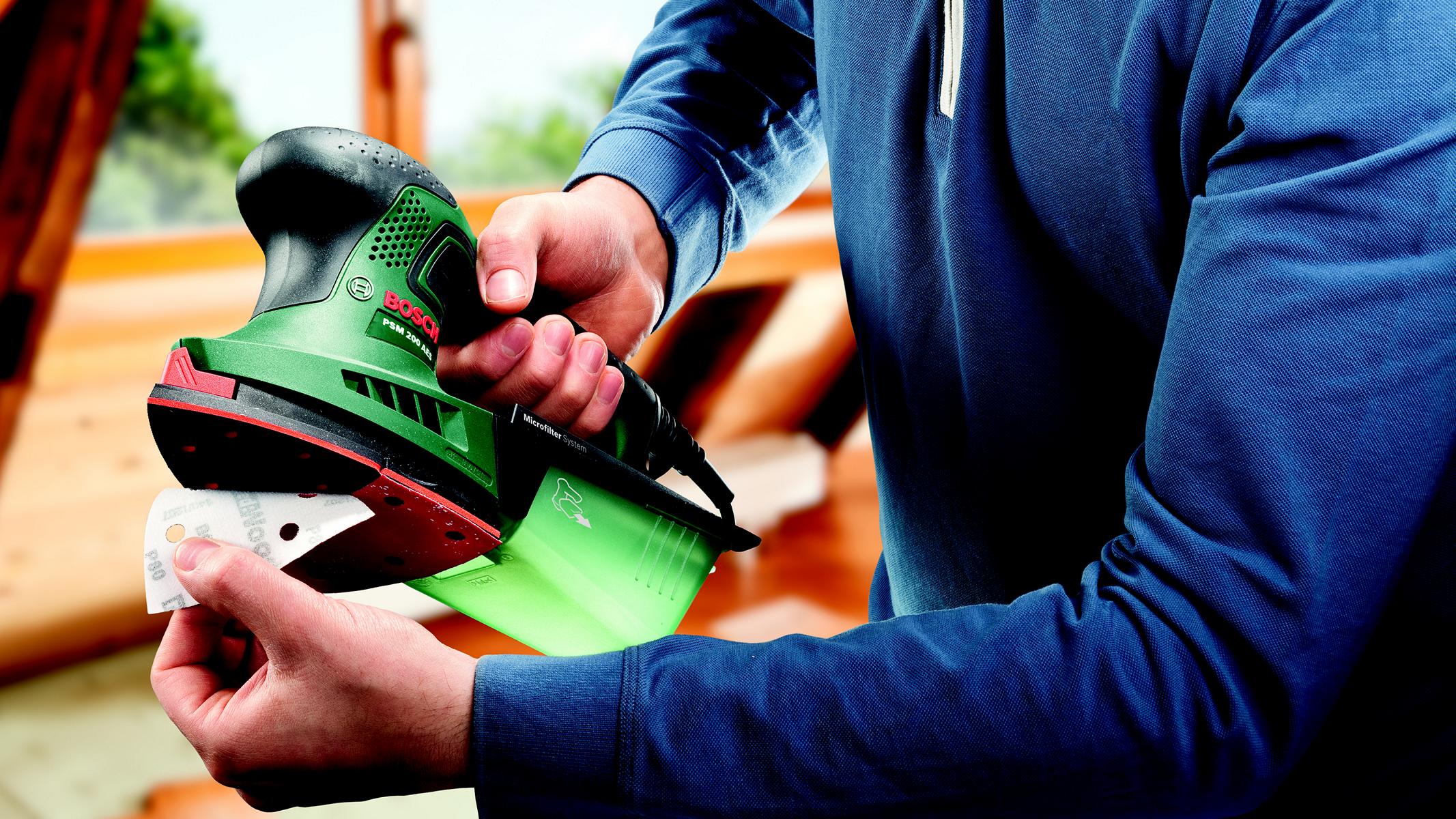 K1600_115160_Bosch-Multischleifer-PSM-200AES-2 Bosch Multischleifer Schleifpapier tauschen