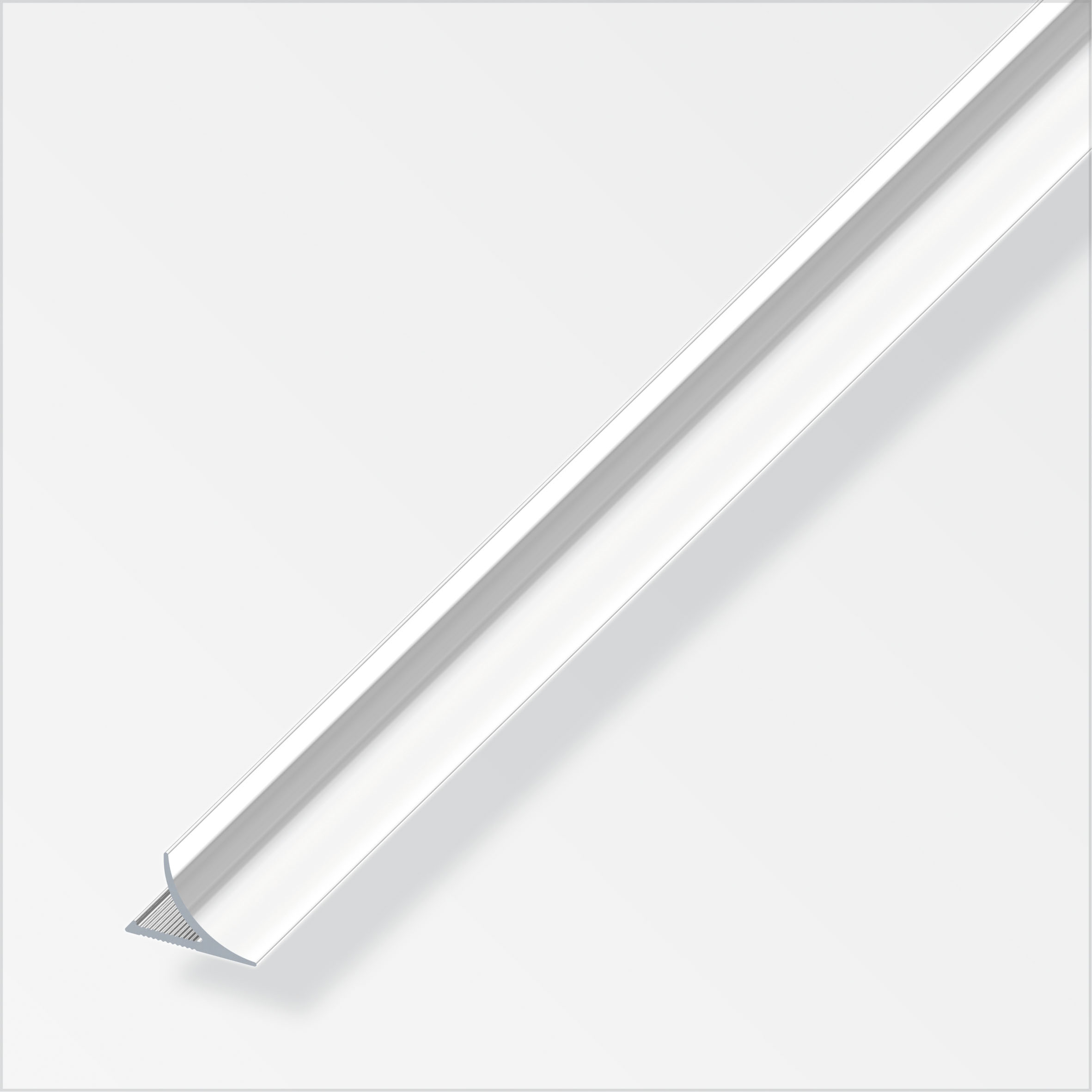 Alfer Randfugenabdeck-Profil, 2,50 m, chromoptik
