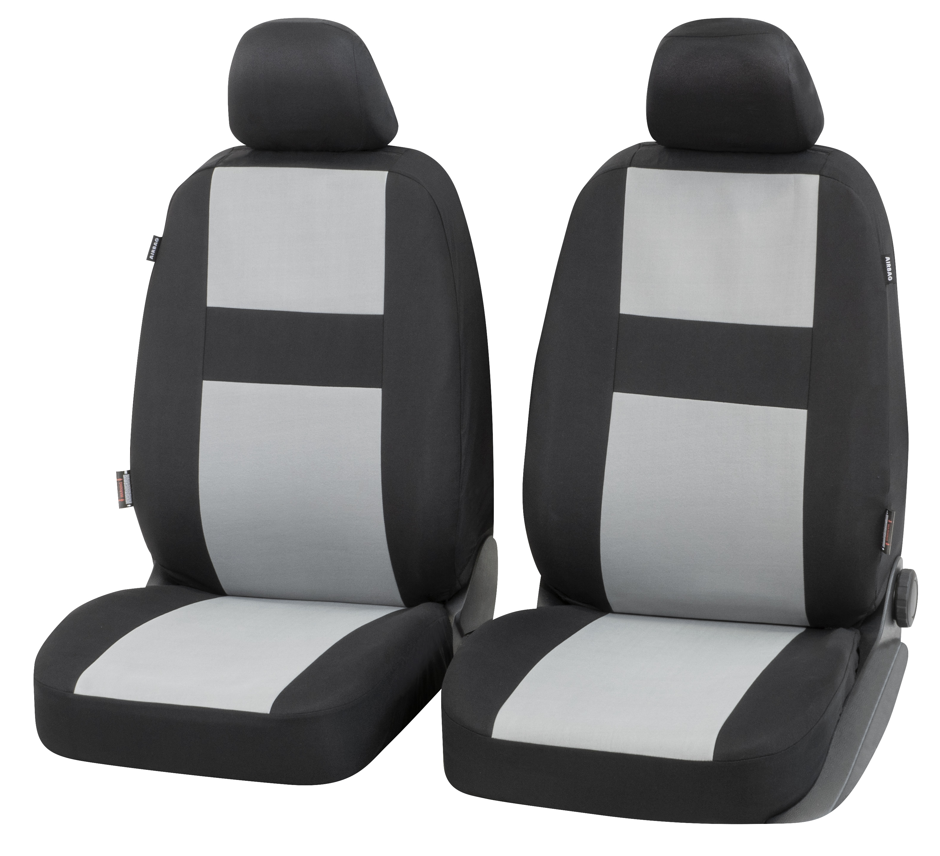 CarComfort Autositzbezug Glasgow, schwarz/grau, 2VS 2-teilig 2NS CarComfort Autositzbezug Glasgow, schwarz/grau, 2VS 2-teilig 2NS