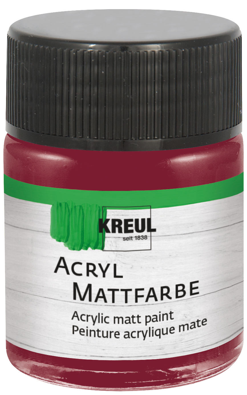 75569_KREUL_AcrylMattfarbe_Weinrot_50ml_RGB Mattfarbe