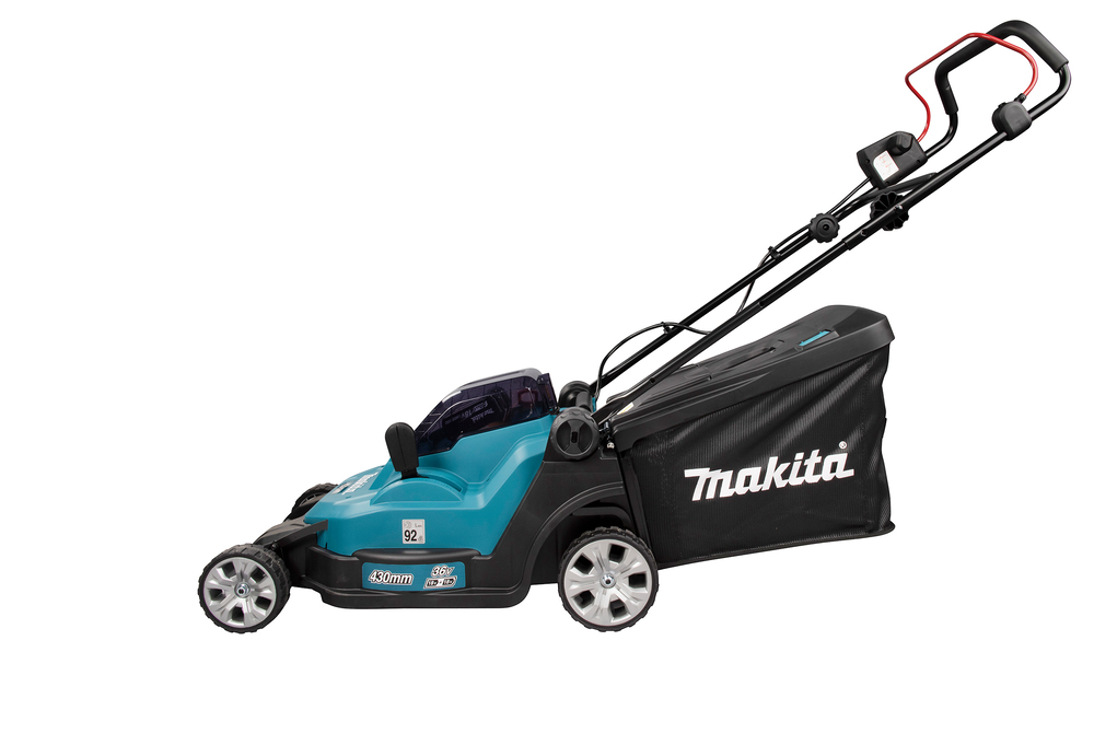 Makita Akku-Rasenmäher 2 x 18V, 5,0AH, 2 Akkus