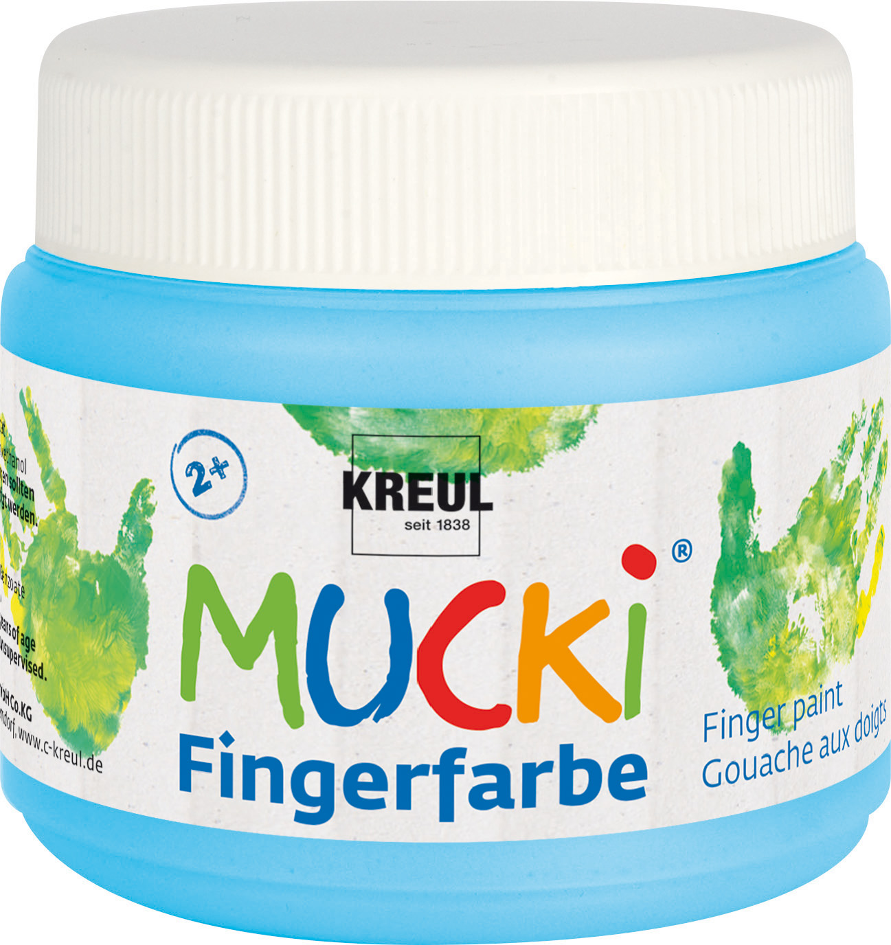 23113_MUCKI_Fingerfarbe_Hellblau_150ml_RGB Fingerfarbe