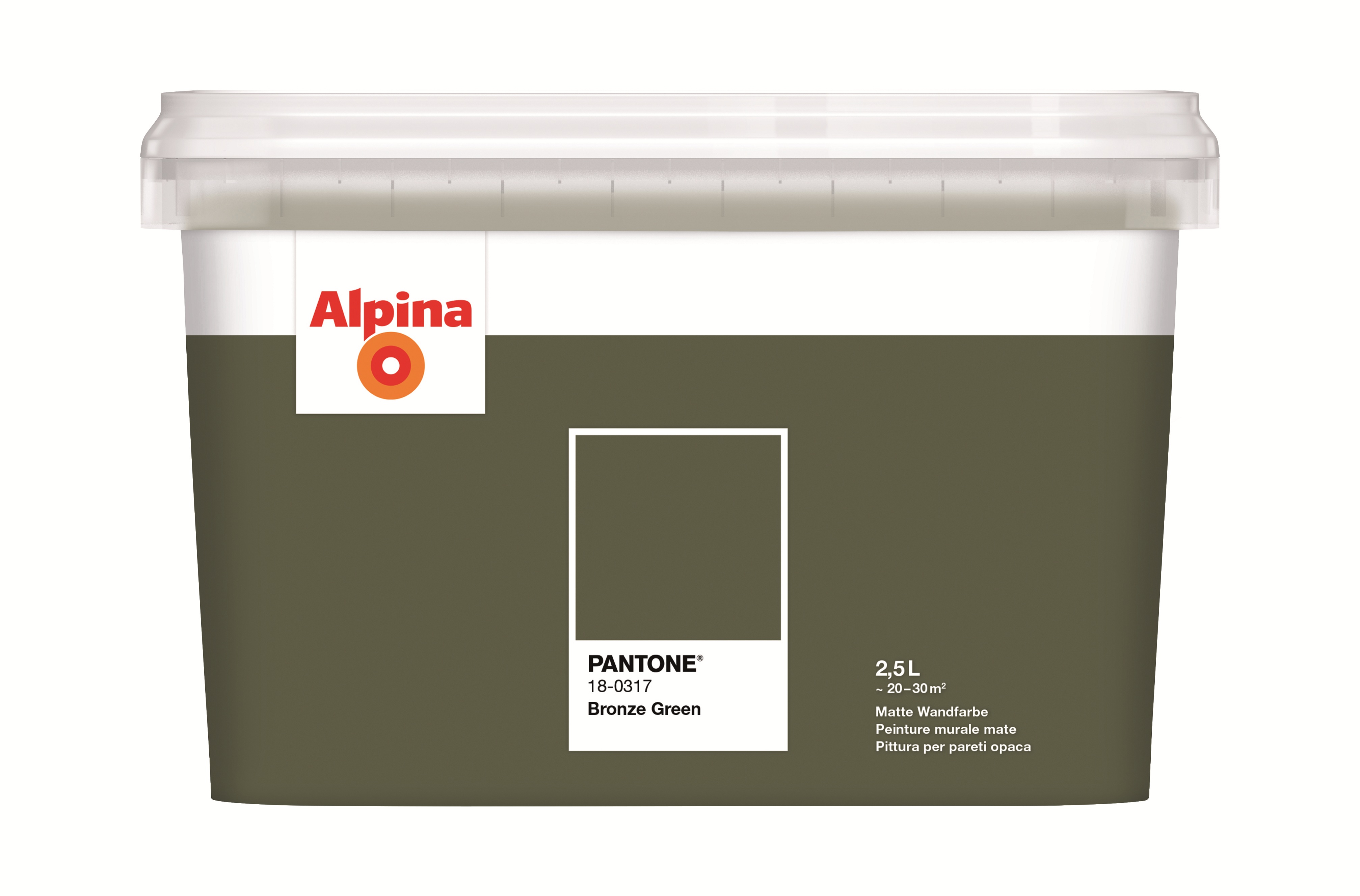 Alpina PANTONE® Bronze Green, 2,5 Liter