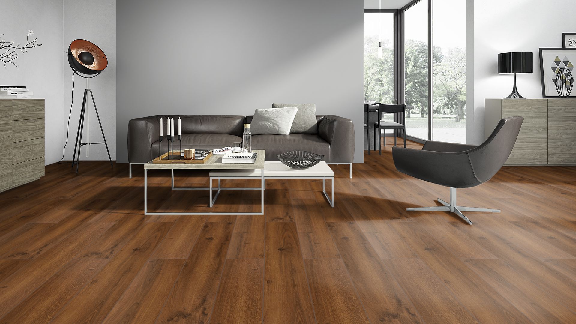 230493_15 Classen Laminatboden Oak Dark Brown