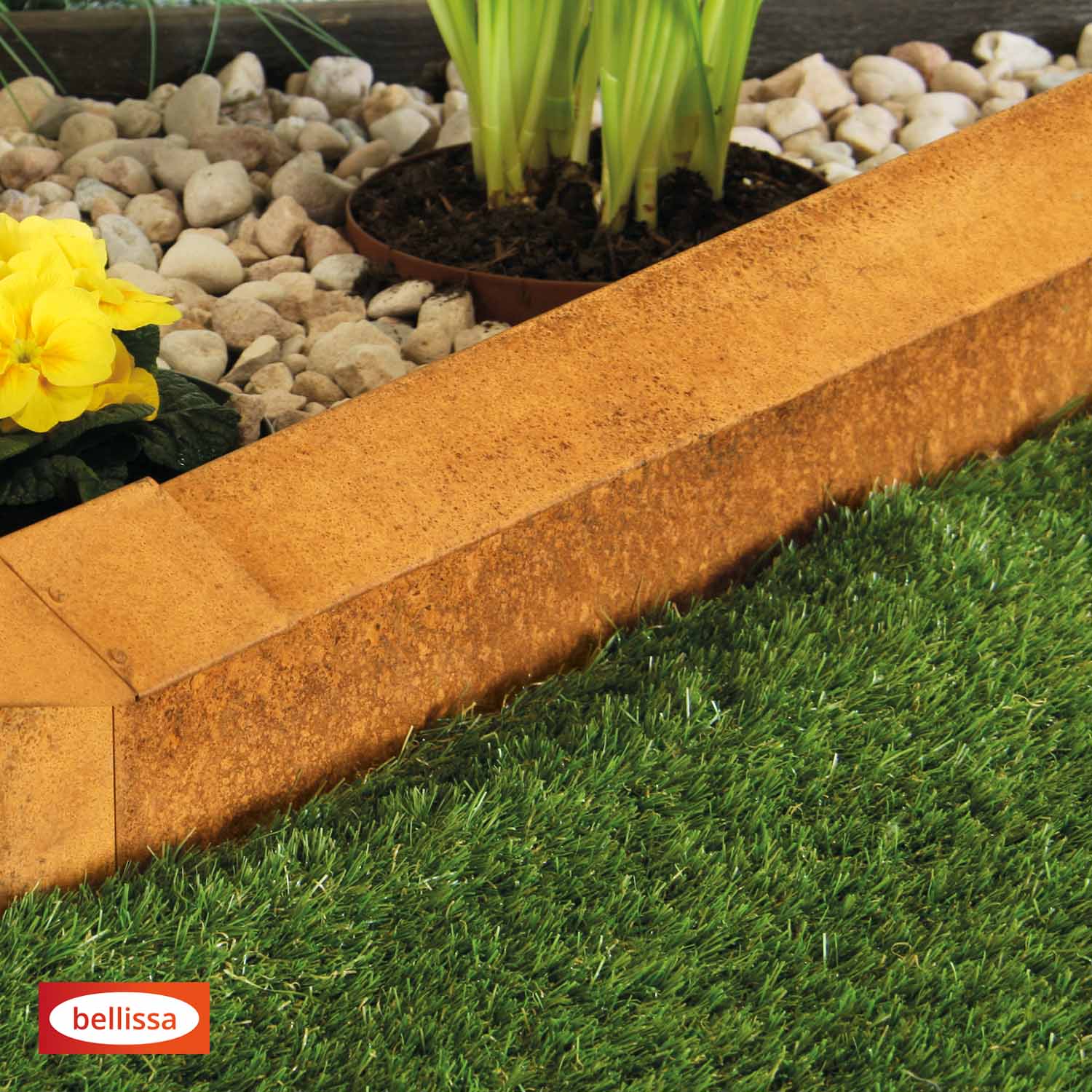 bellissa Schneckenblech Corten, 100 x 20 cm