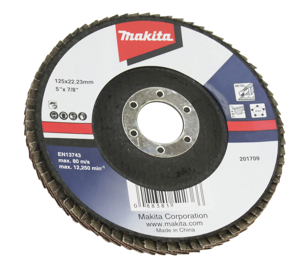 Makita Fächerscheibe 125 mm, A120
