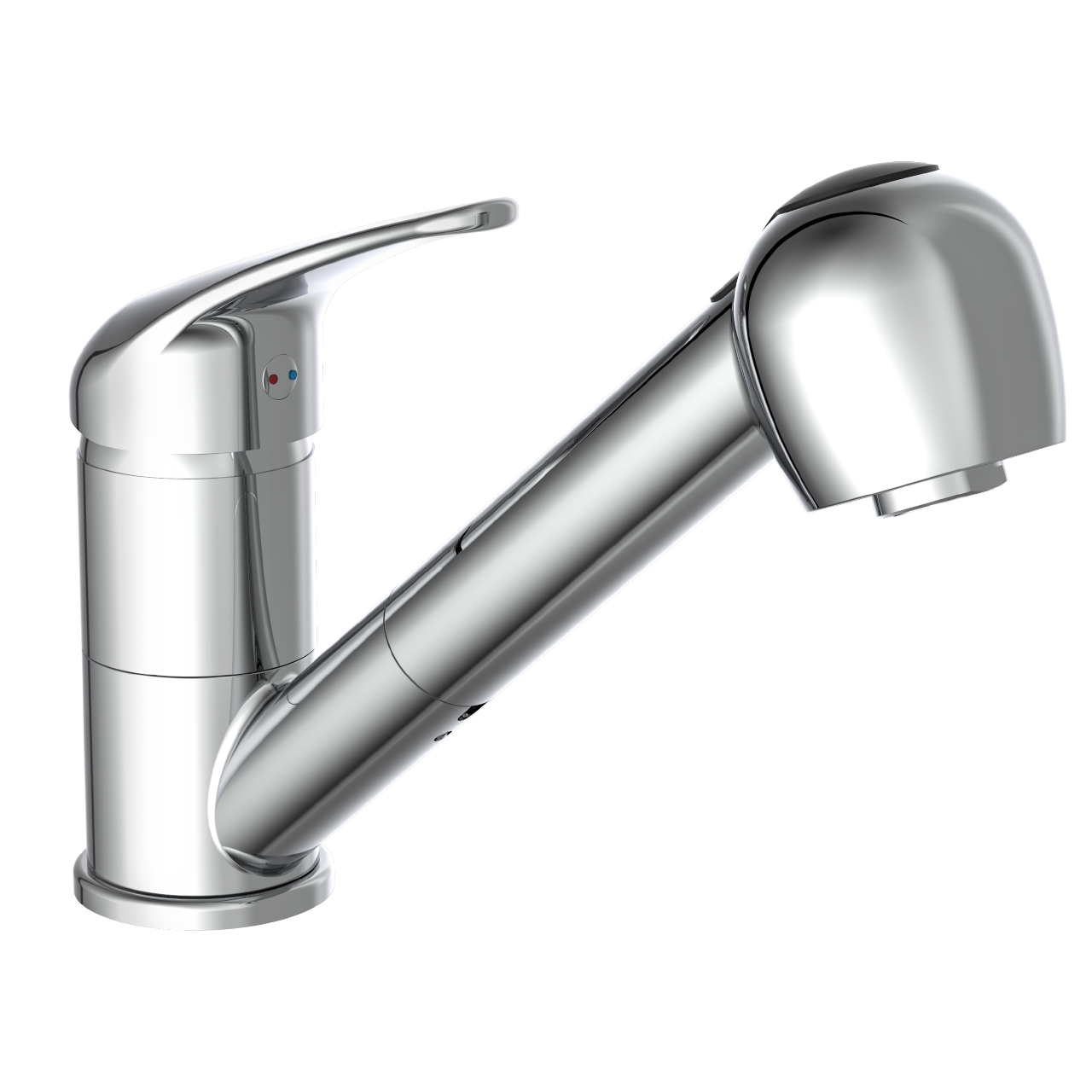 147065_Supra_Sp-ltisch_herausziehbarer-Auslauf   SUPRA SPÜLE MIT HERAUSEITENZUG IEHBARER BRAUSE CHRM