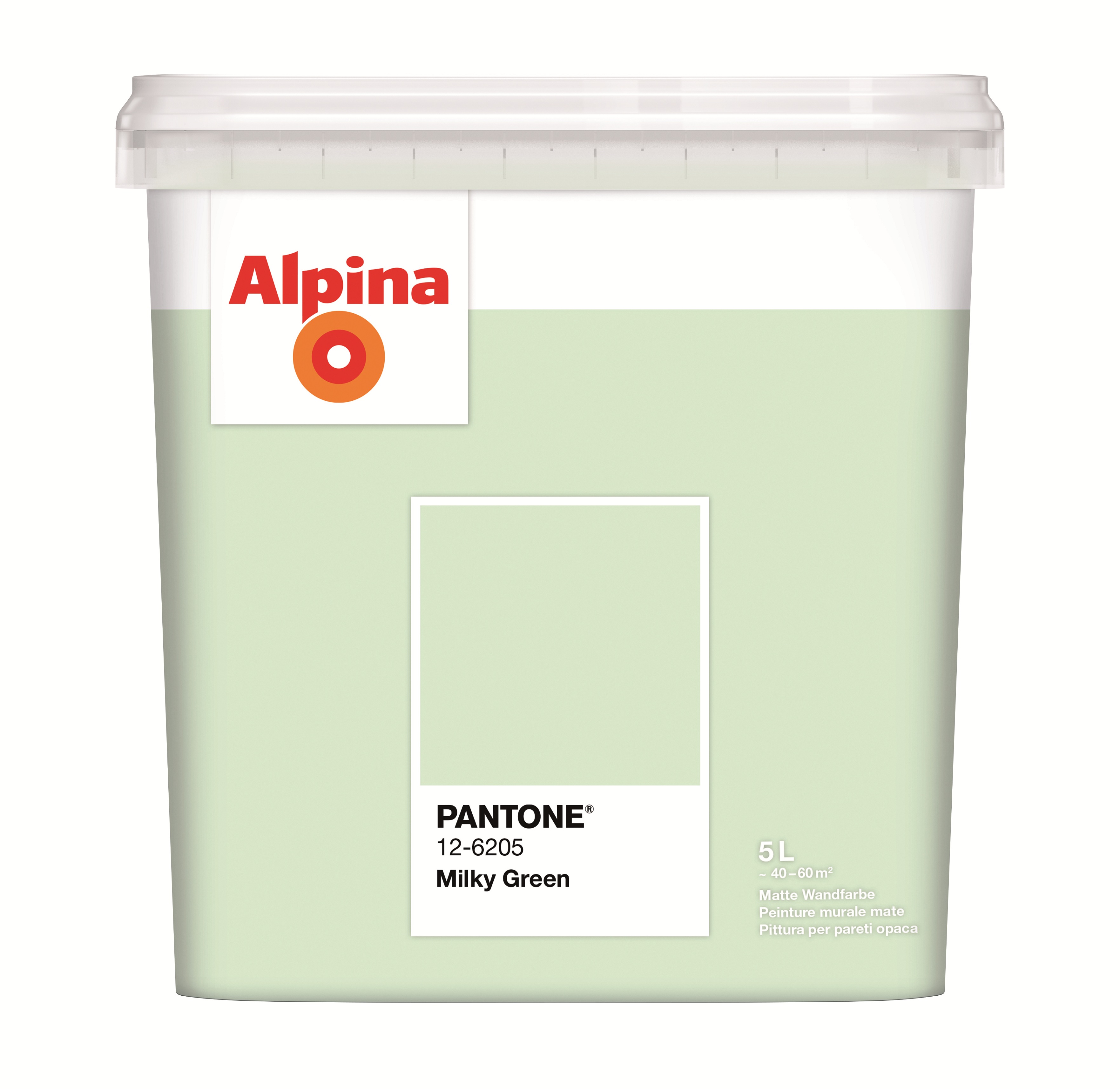 Alpina PANTONE® Milky Green, 5 Liter