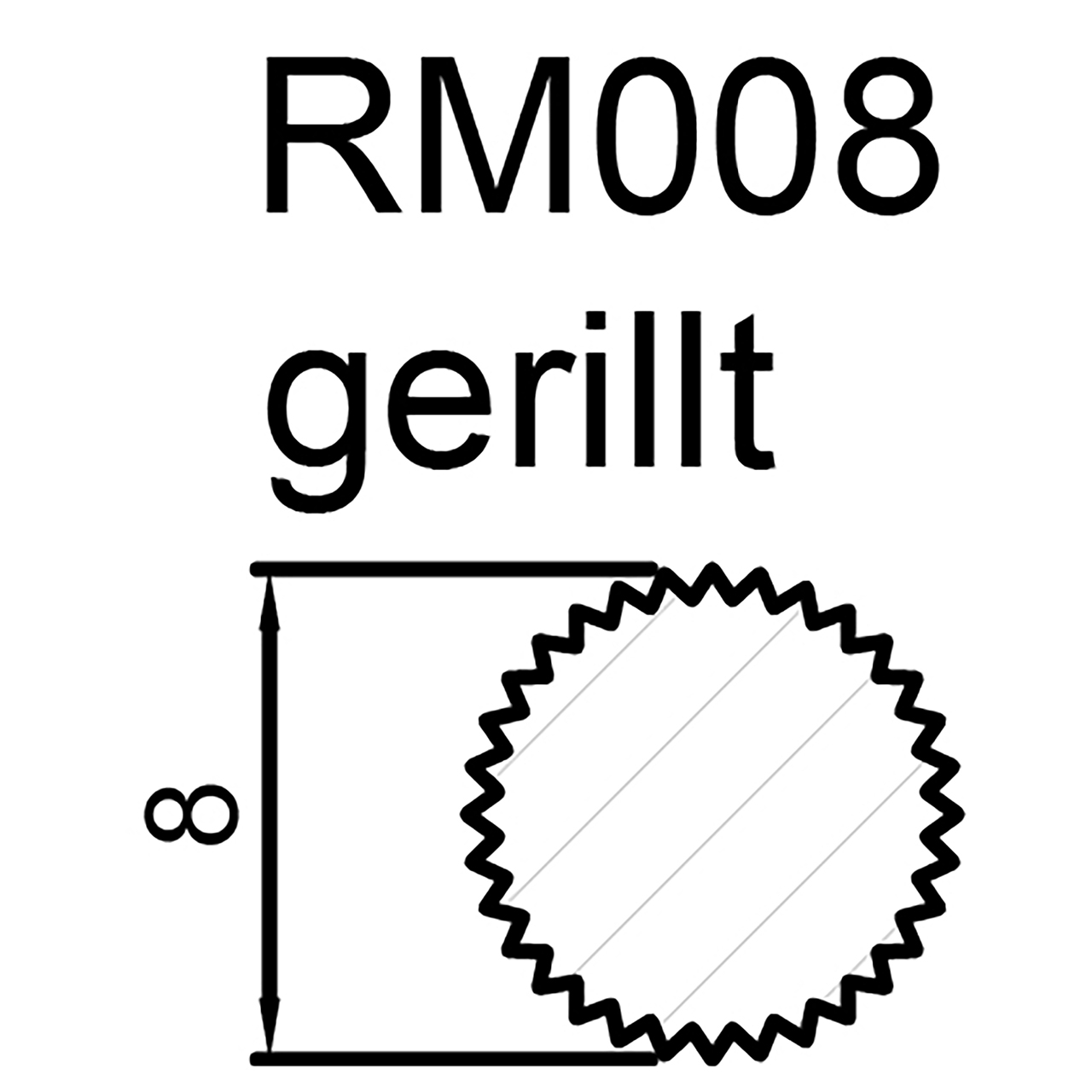544051-Querschnitt Neuhofer Riffelstab, 8 mm