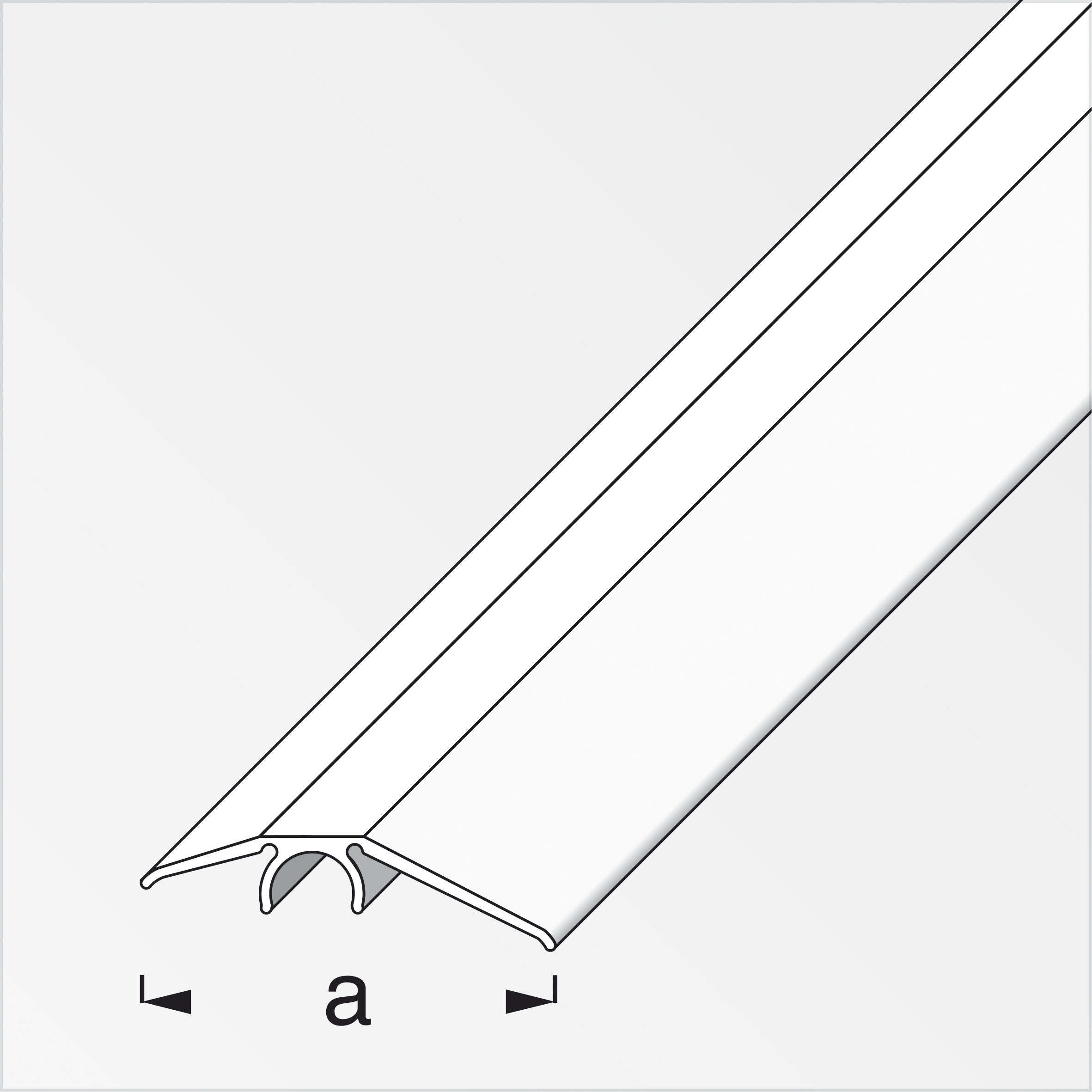 Alfer Niveauausgleichs-Profil, 40 mm, Buche-Optik Alfer Niveauausgleichs-Profil, 40 mm, Buche-Optik