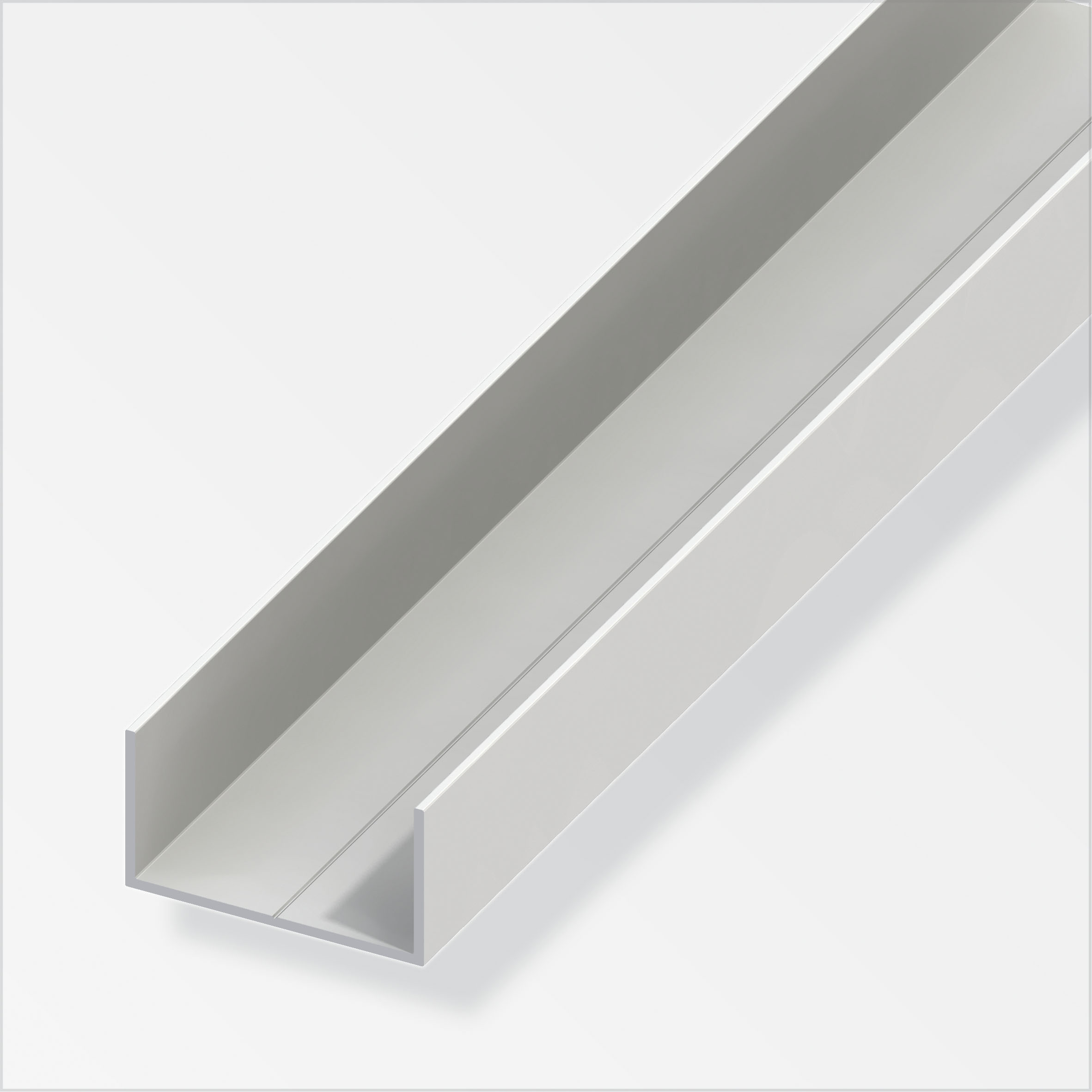 Alfer Rechteck-U 19,5 x 35,5 mm, weiß
