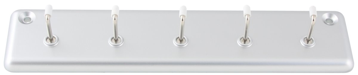 523267_01 FACKELMANN  HAKENLEISTE TECNO 20X4 CM SILBE