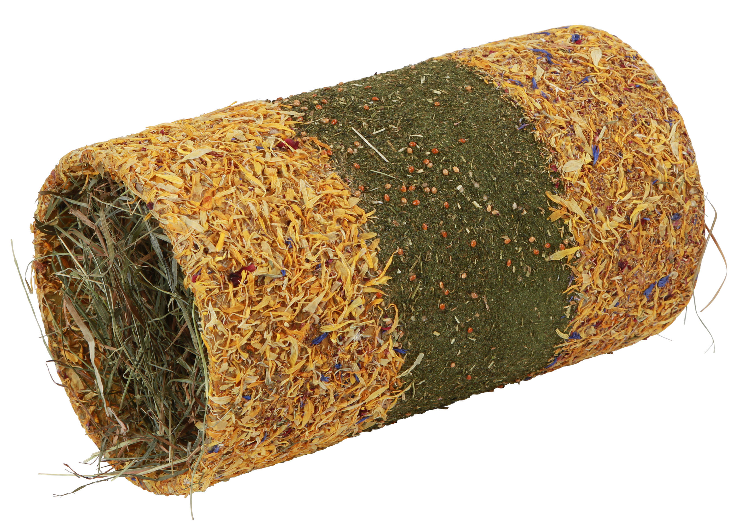Kerbl Native Snacks Kräutertunnel M gefüllt, 25 x  Ø 14,5 cm