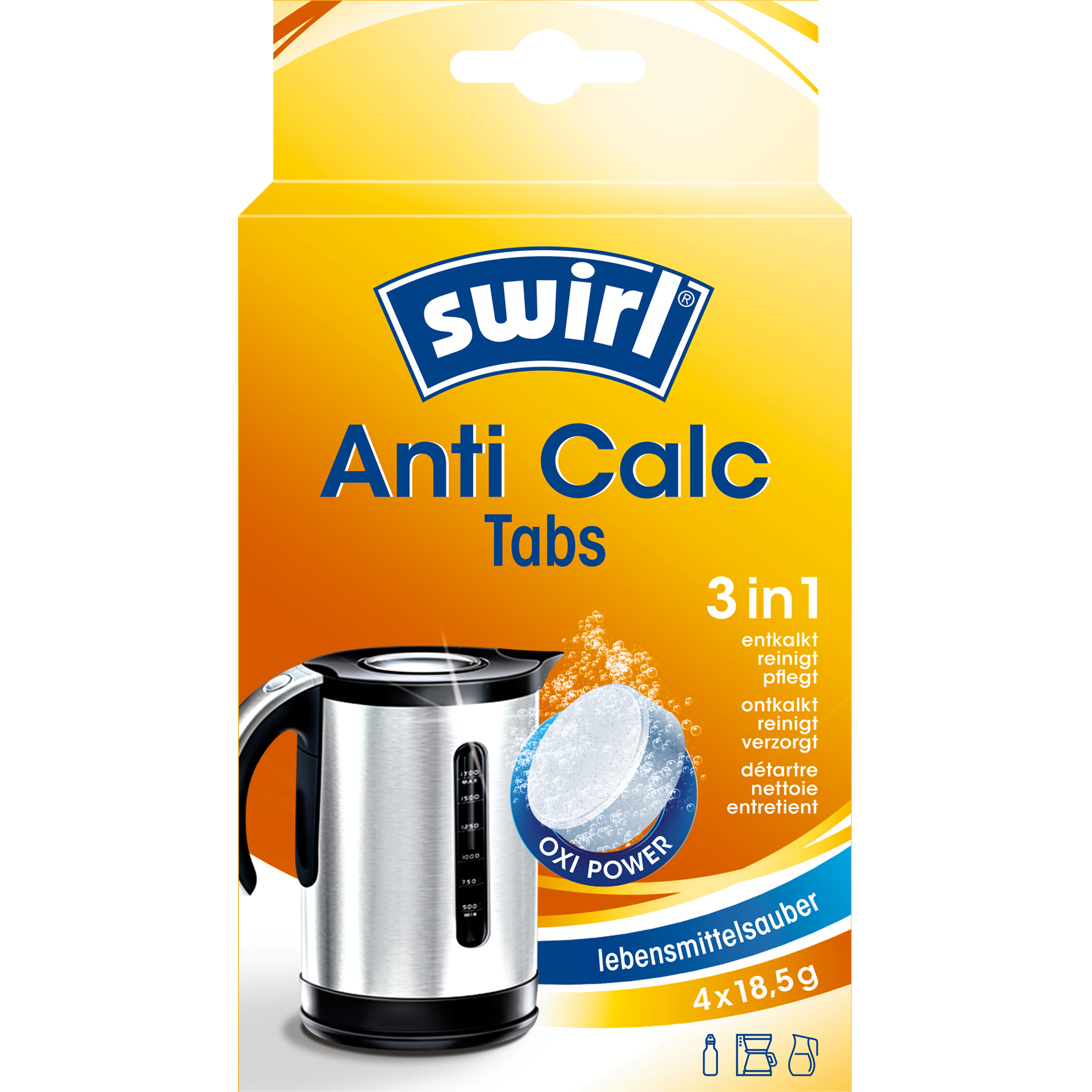 Swirl® Anti Calc Tablets 3 in 1 Swirl® Anti Calc Tablets 3 in 1