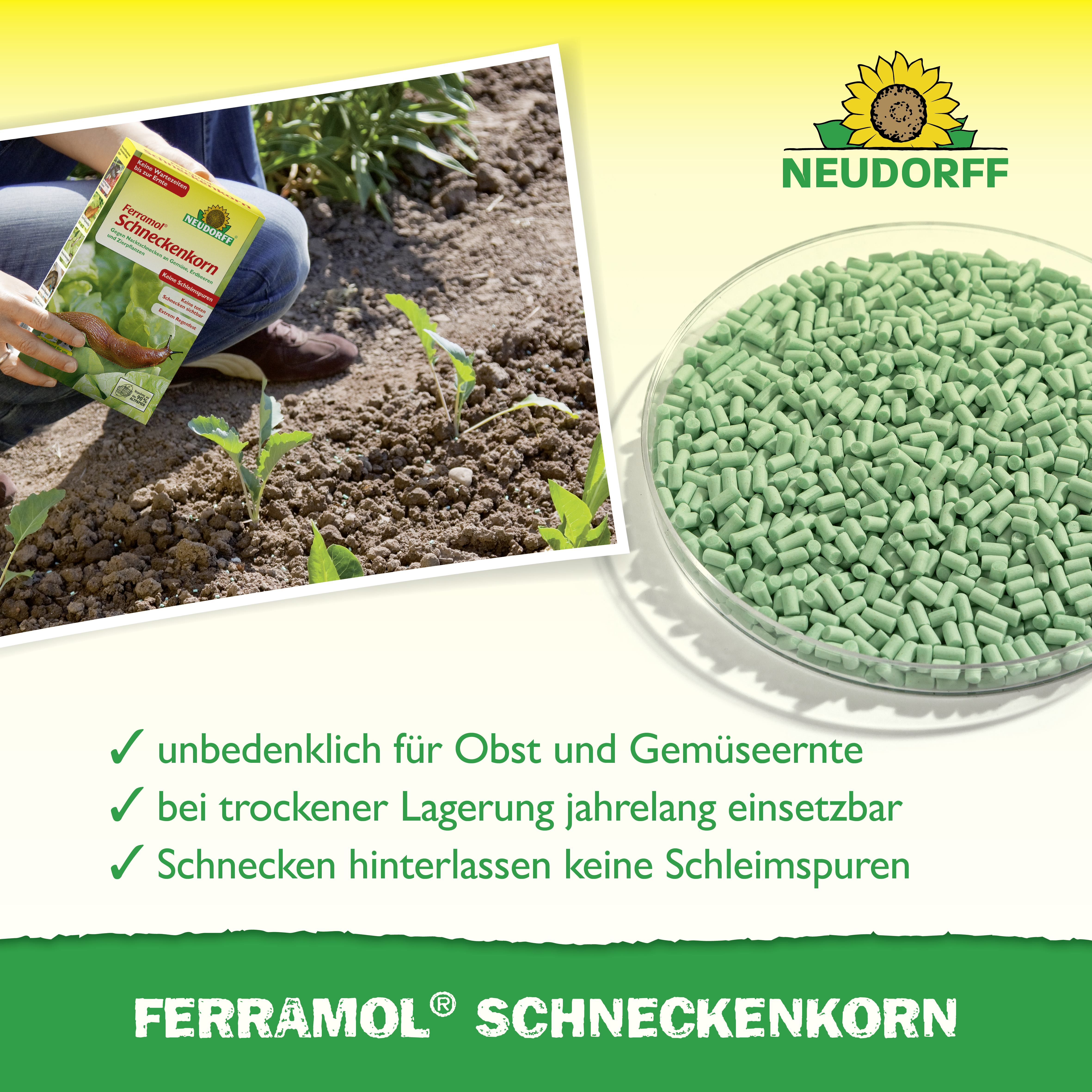 Neudorff Ferramol Schneckenkorn, 2 kg