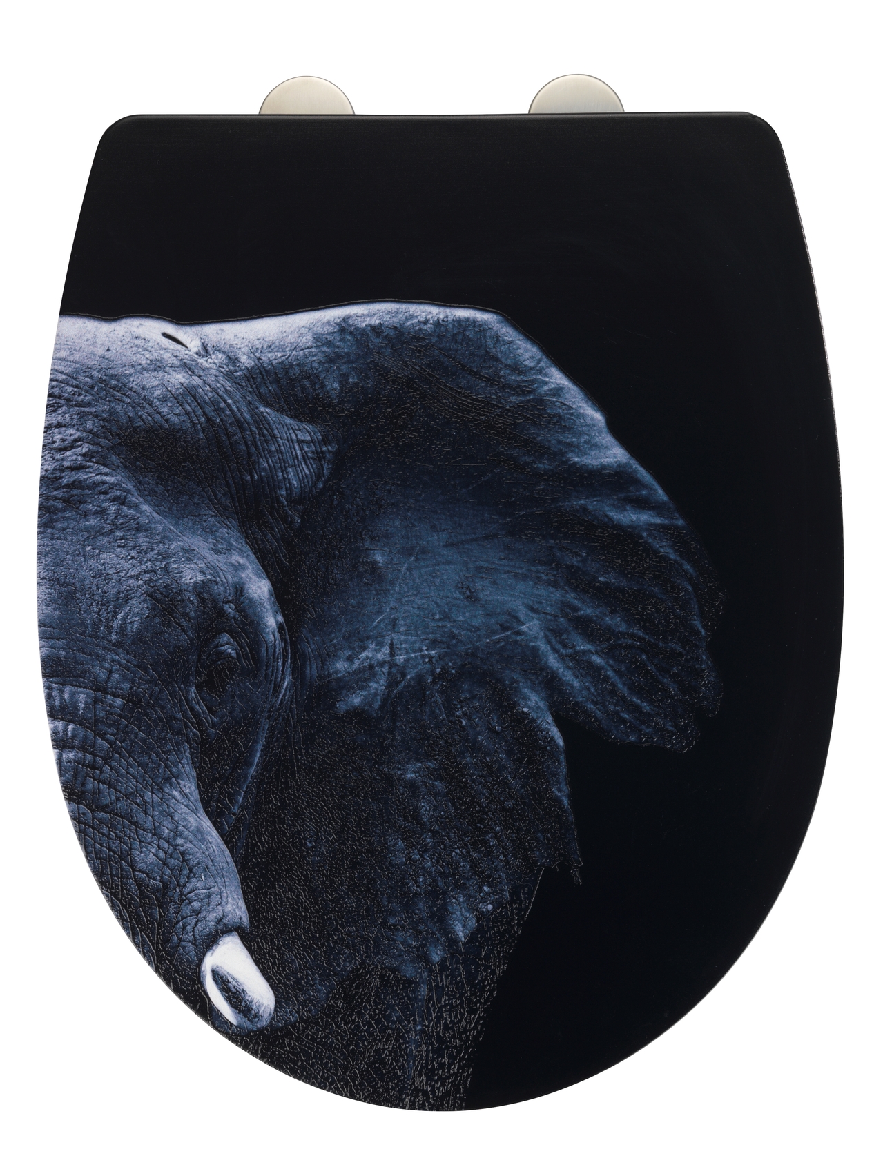 Wenko WC-Sitz Elephant, Thermoplast, embossed Wenko WC-Sitz Elephant, Thermoplast, embossed