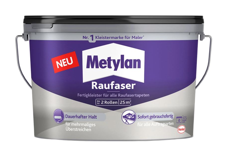 Metylan Tapetenkleister Raufaser Fertigkleister, 5 kg