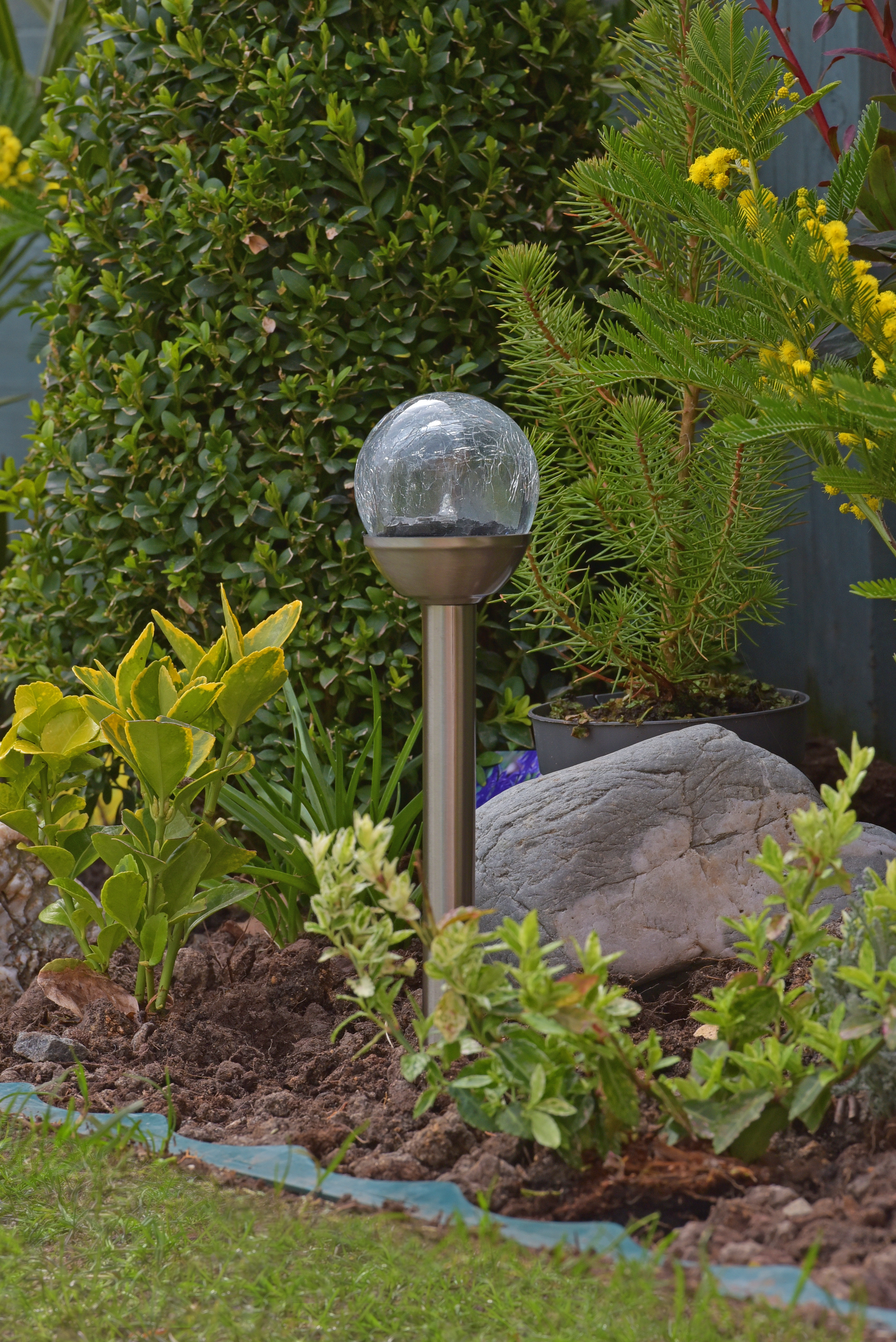 Smart Garden Solarleuchte Glow Orb, Bruchglaskugel Smart Garden Solarleuchte Glow Orb, Bruchglaskugel