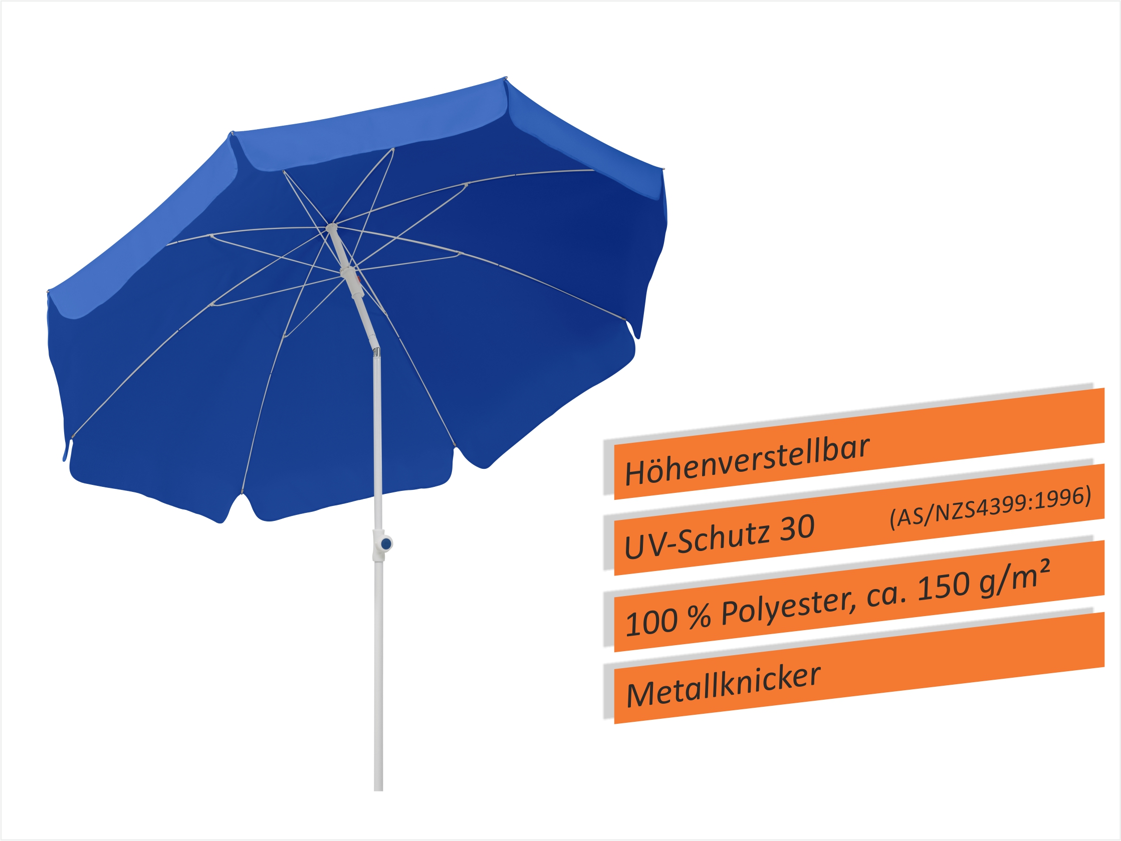 509785_1 Schneider Schirm Ibiza 240/8 Blau