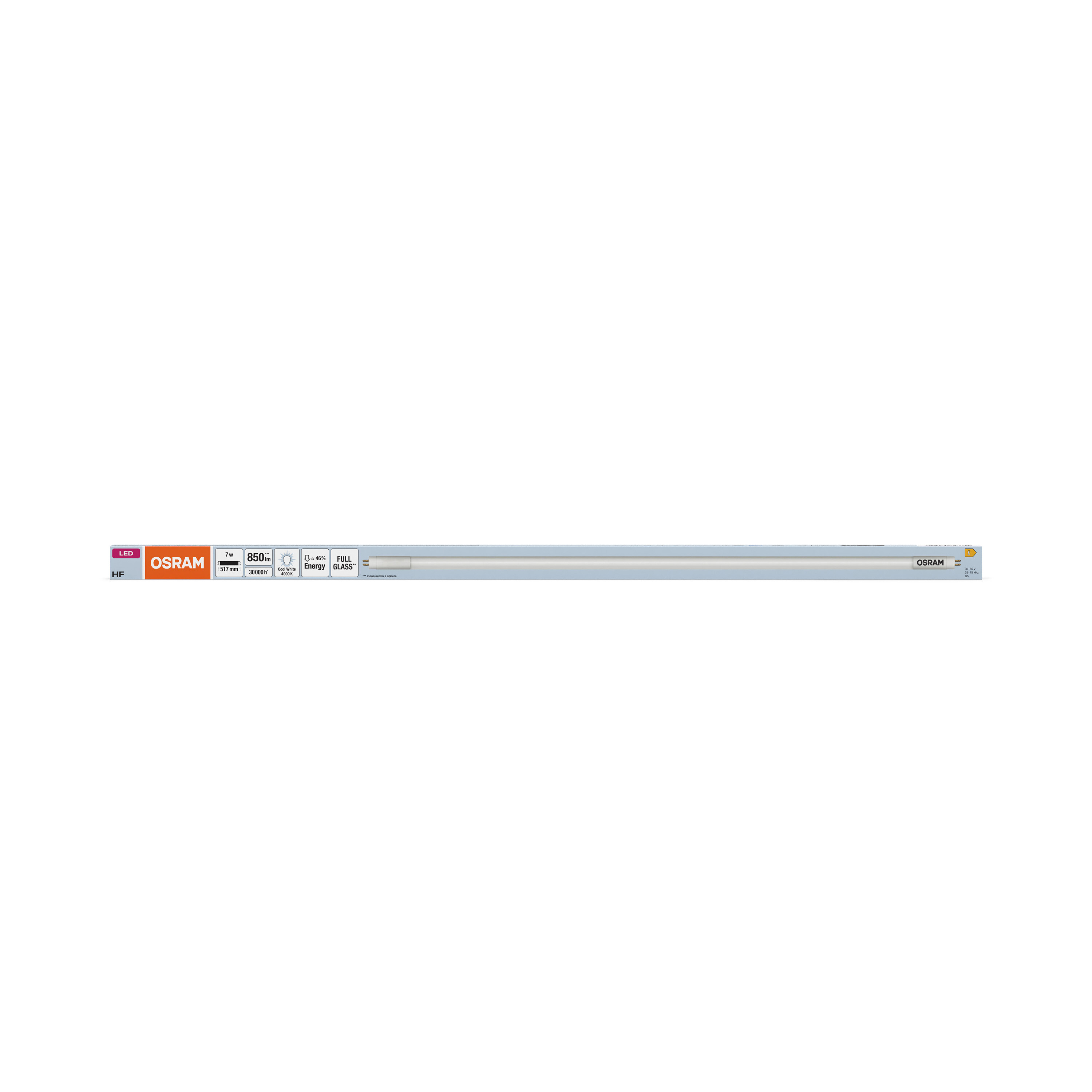 Osram LED Röhre TUBE T5HF, 517 mm, kaltweiß