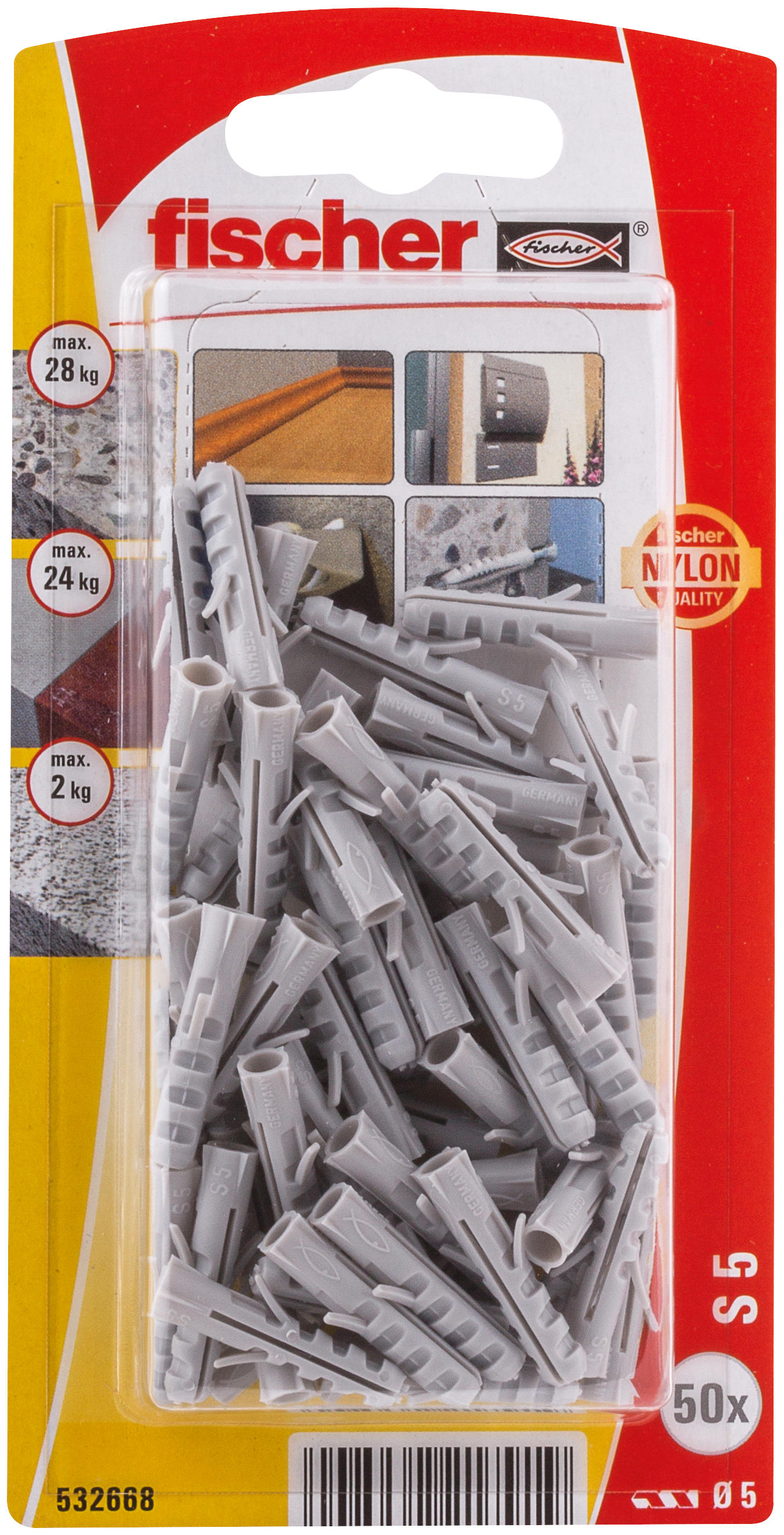 fischer Dübel S 5 K (50) fischer Dübel S 5 K (50)