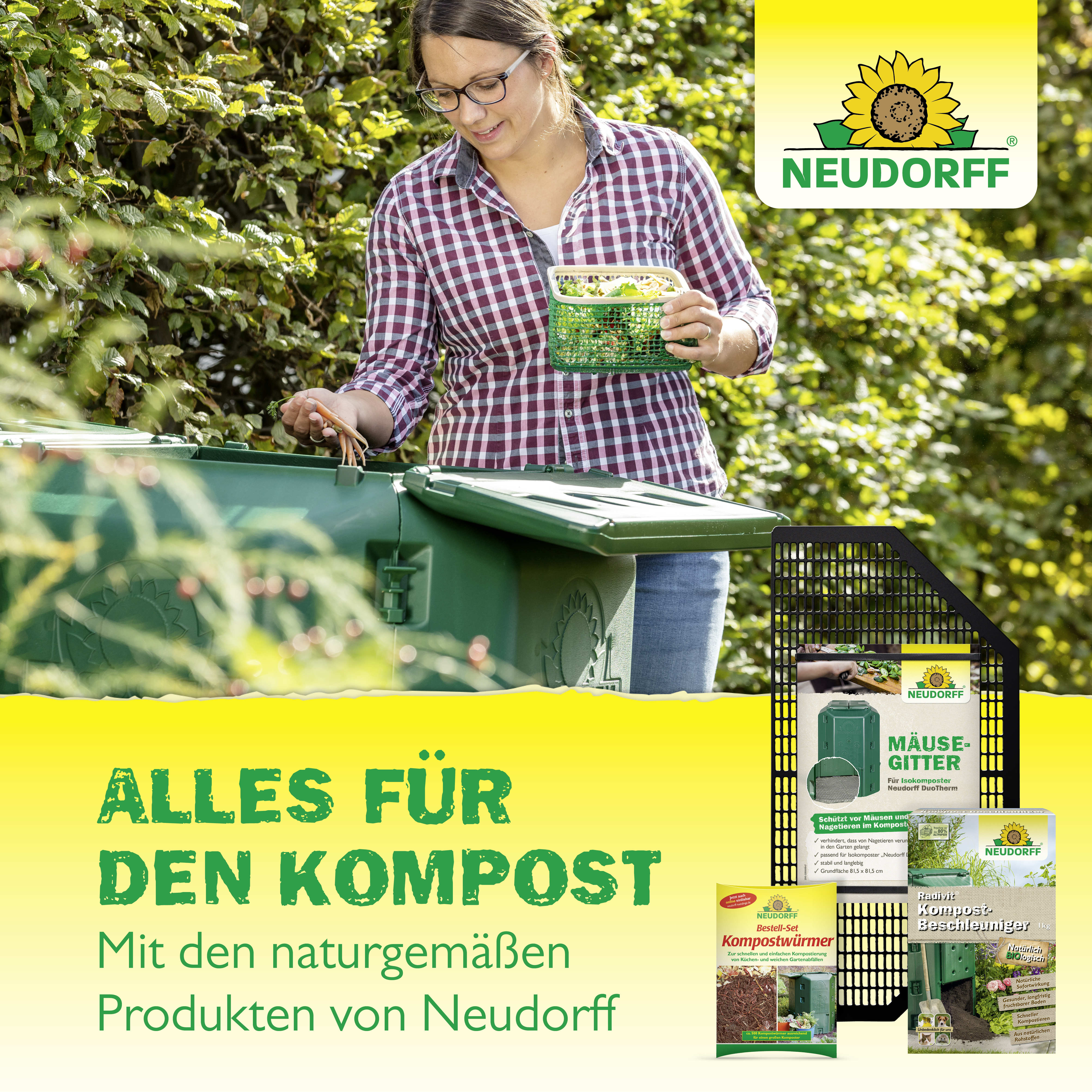Neudorff Thermokomposter "DuoTherm", 530 L