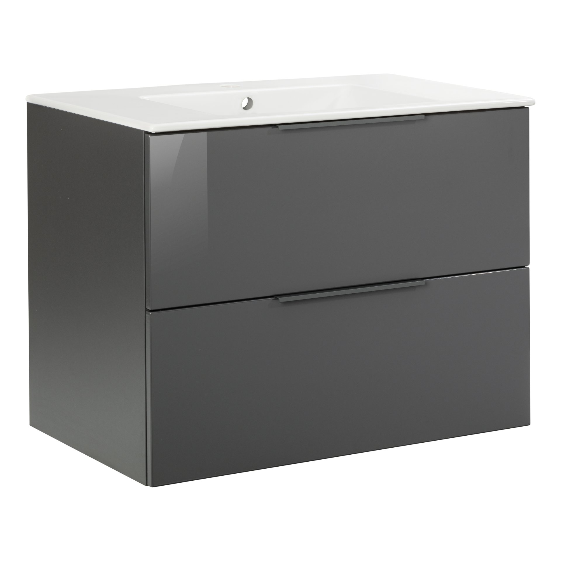 Fackelmann Waschtisch-Unterschrank LUNA,  B800 x H602 x T488 mm