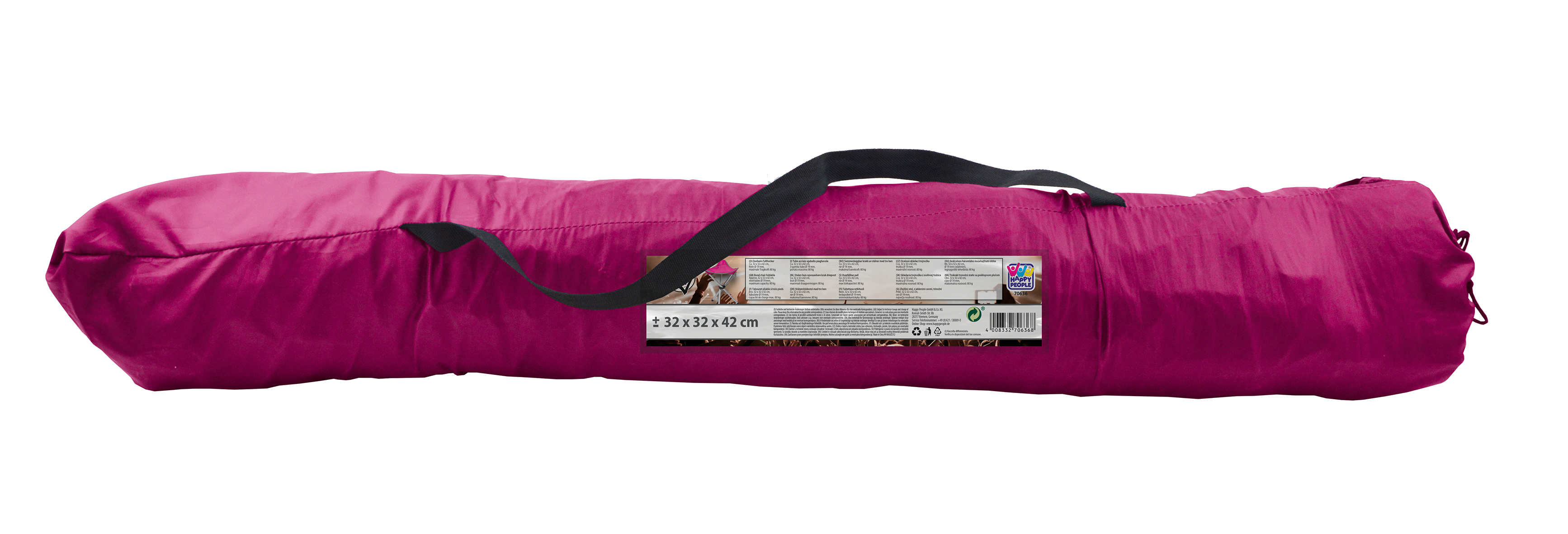 Happy Festival Dreibein-Falthocker, pink Happy Festival Dreibein-Falthocker, pink